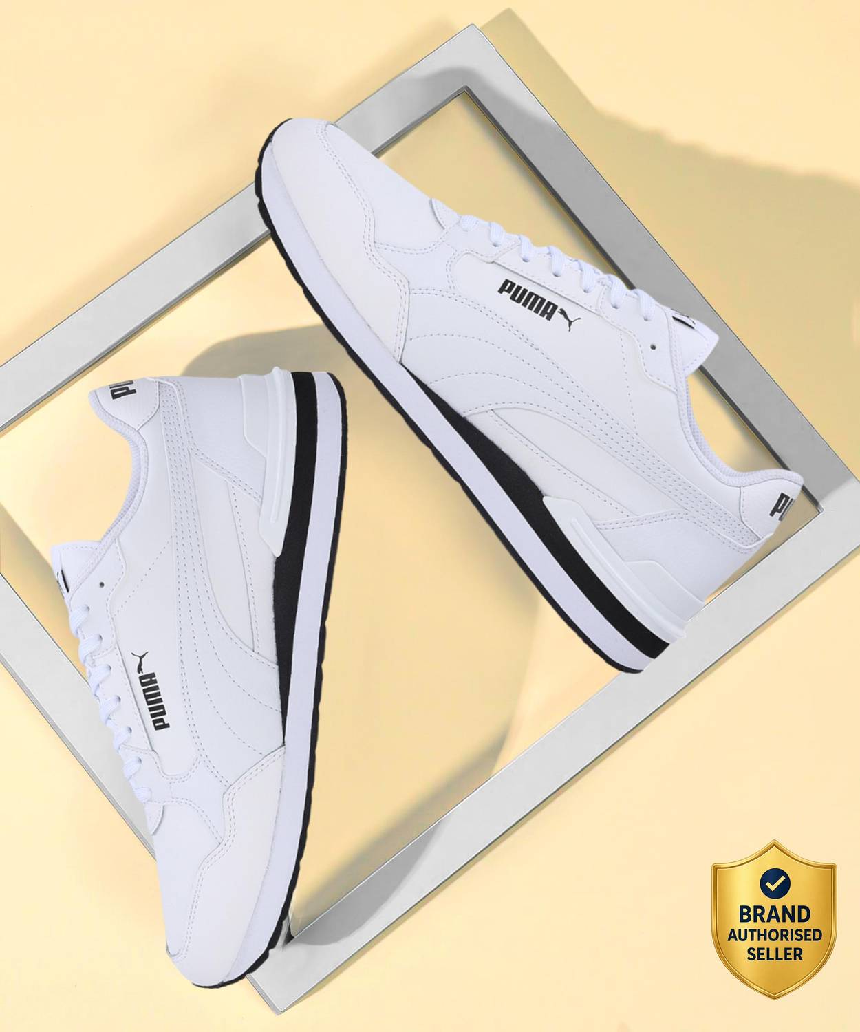 PUMA ST Runner v4 L Sneakers For Men White - Image 1