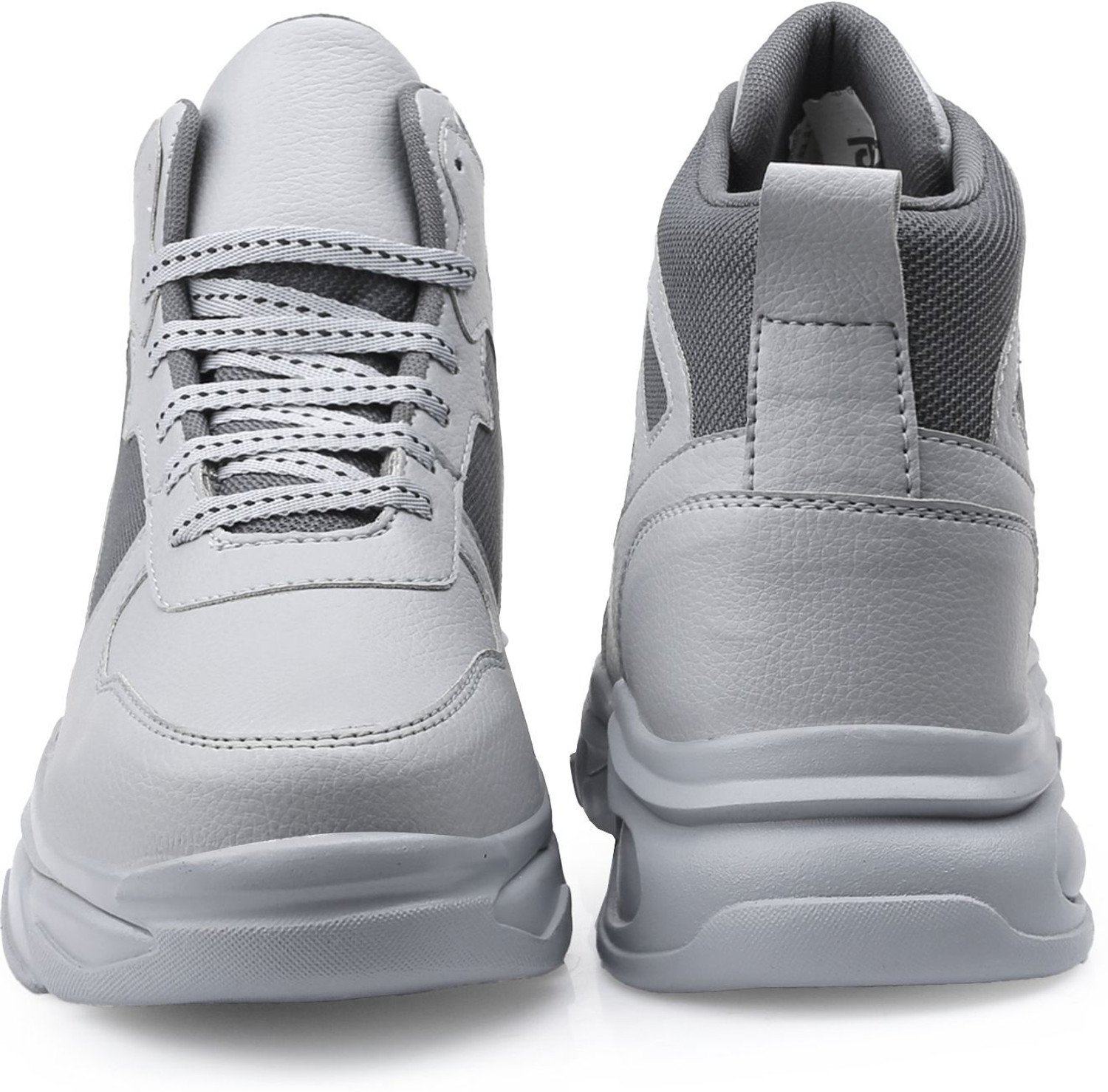 Image of BXXY Men's 7.62 CM Hidden Height Increasing Grey Casual Sport Sneaker Laceup Shoes Sneakers For Men