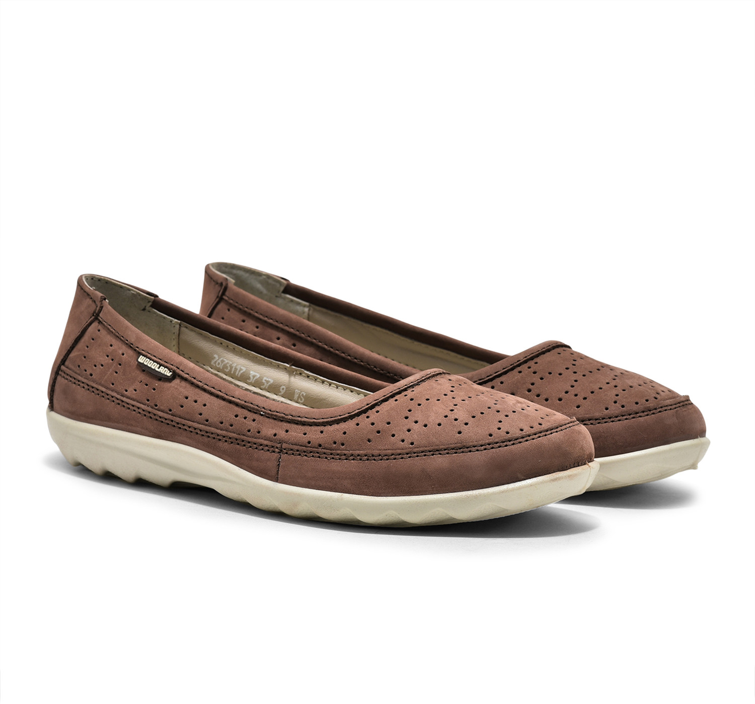 Image of WOODLAND Ballerina Comfortable Office Wear Lightweight Women Bellies