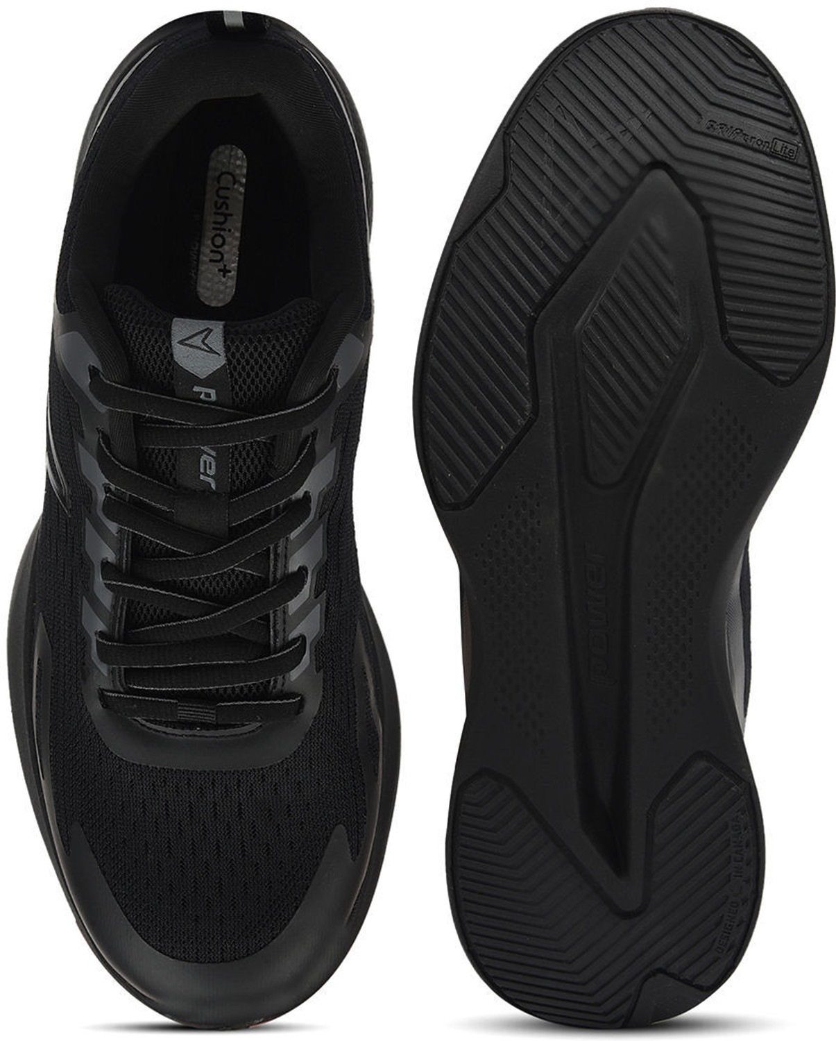 Image of POWER Power Men's Lace-Up Sports Shoes | Lightweight & Durable Trainers Running Shoes For Men