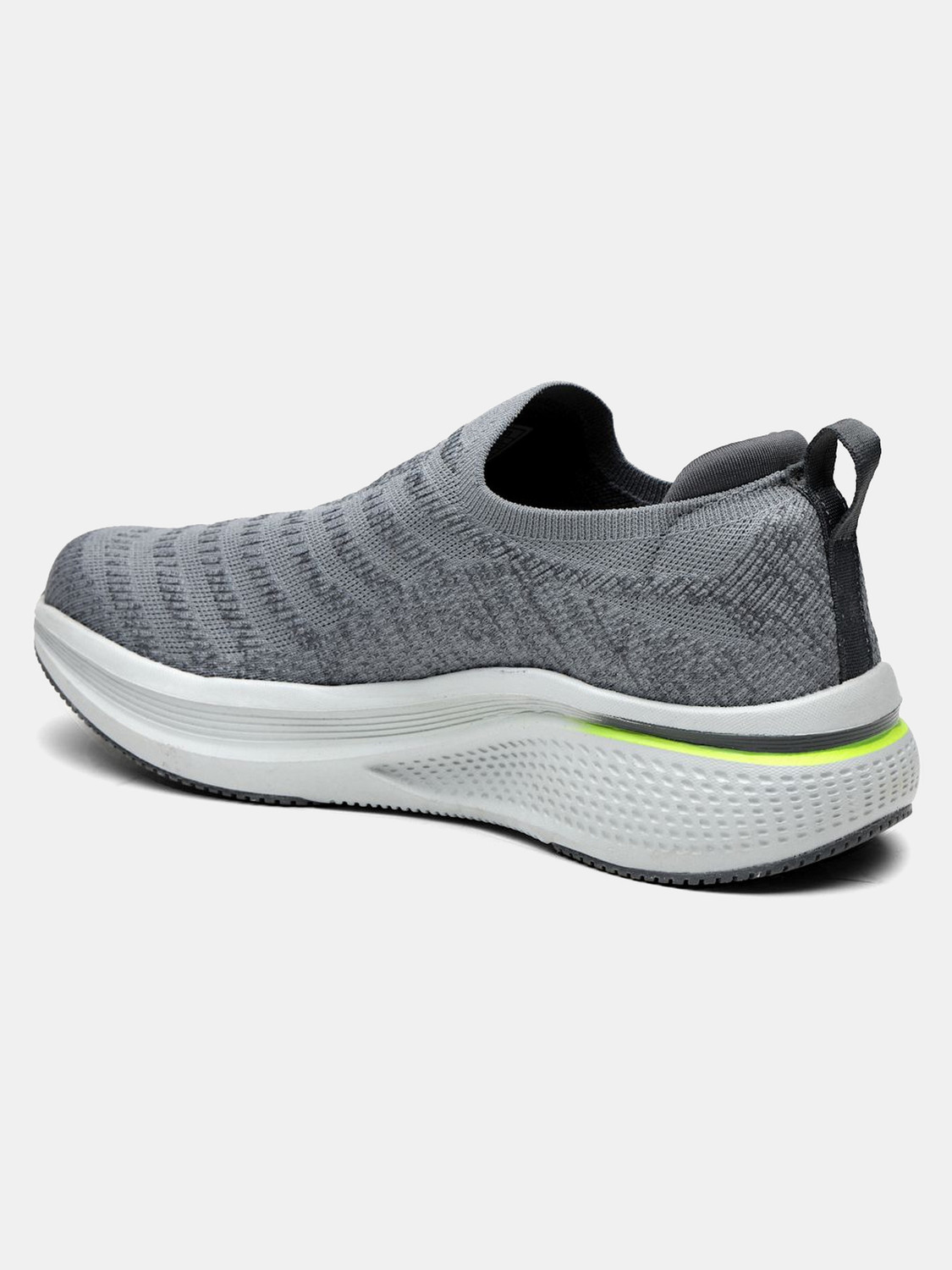 Image of action Athleo WALKER-1003 Comfortable Lightweight Breathable Durable Sports Slip On Running Shoes For Men