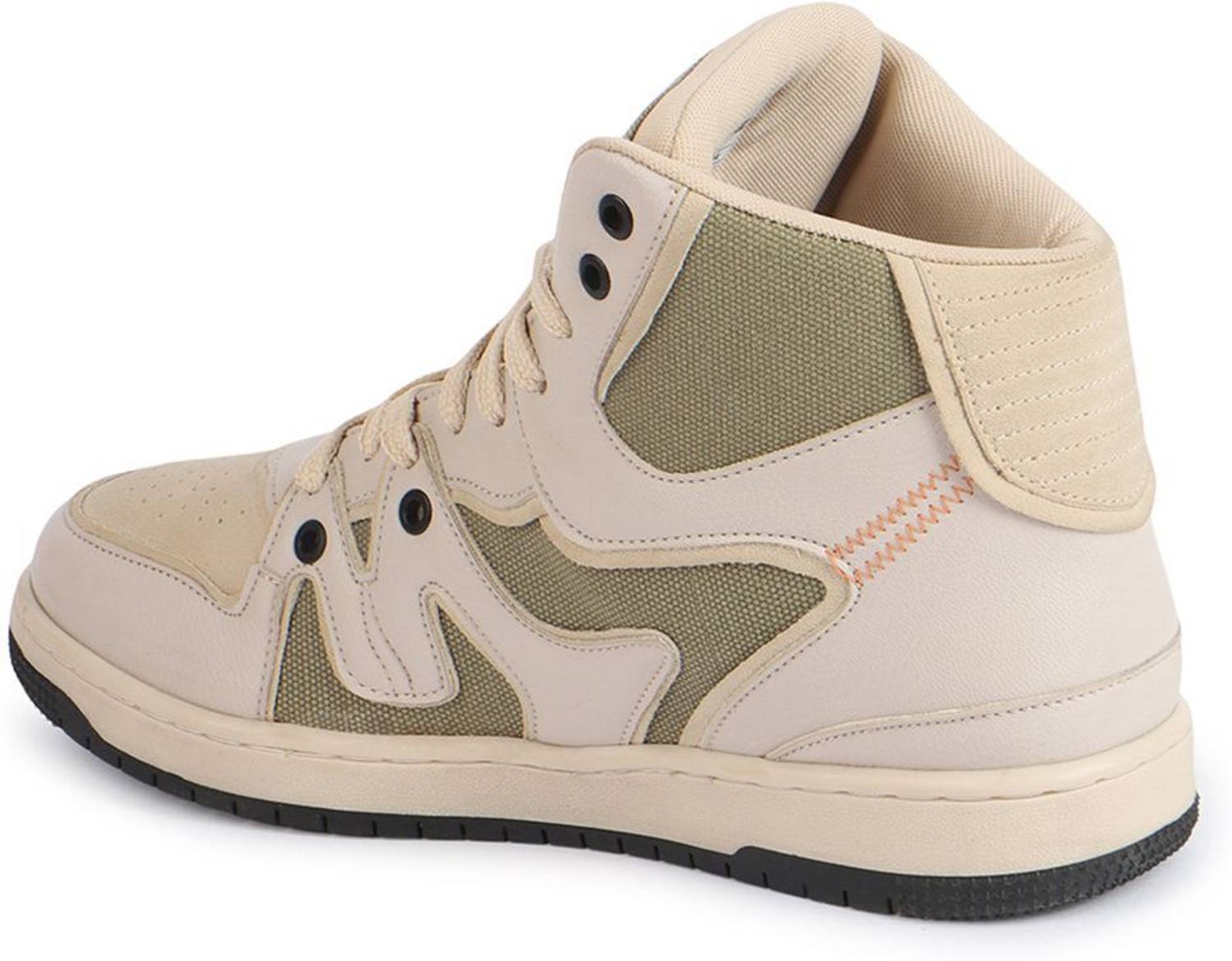 Glitchez Men's Beige Sneakers - Image 3