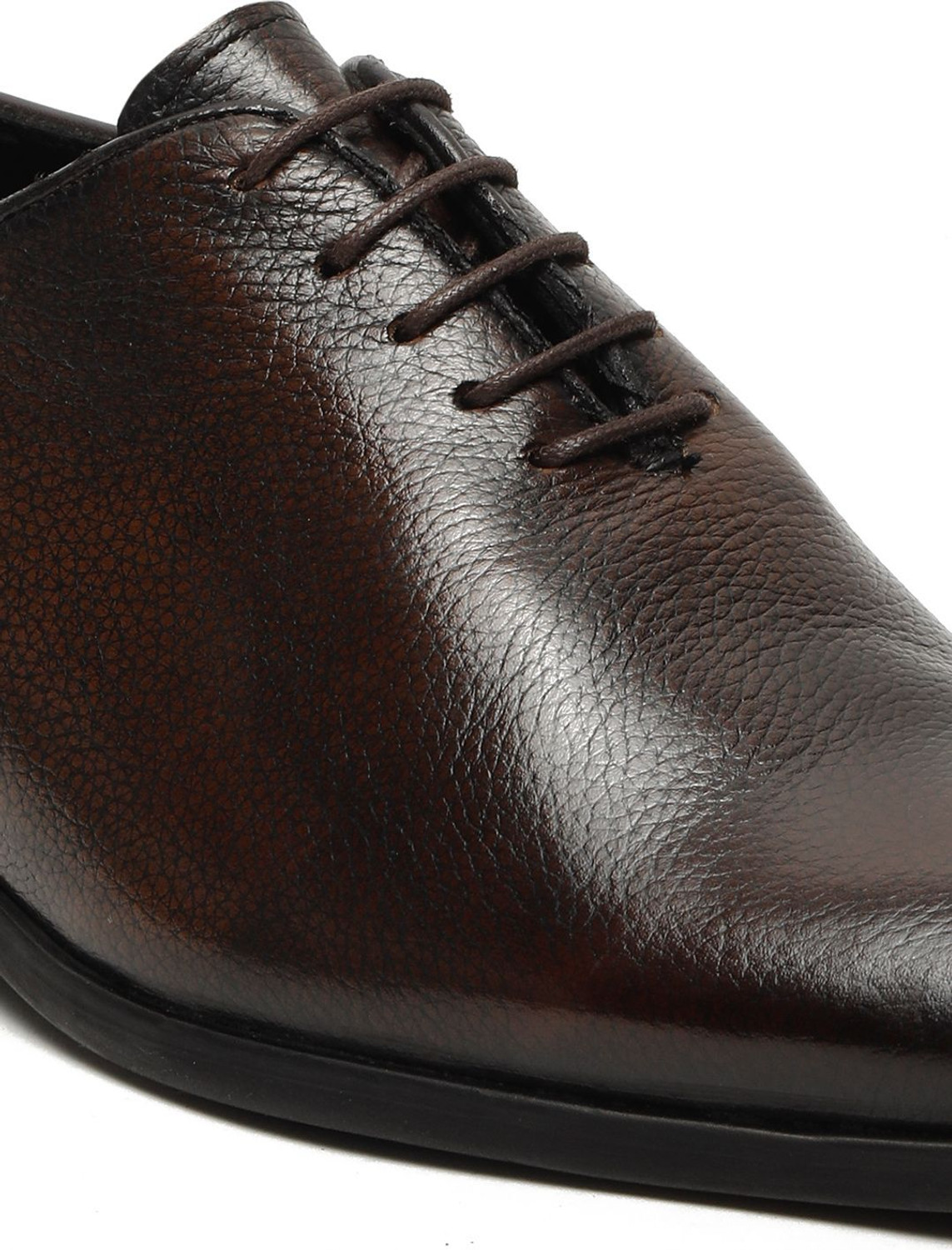 Image of Teakwood Leathers Men's Genuine Leather Formal Shoes Lace Up For Men