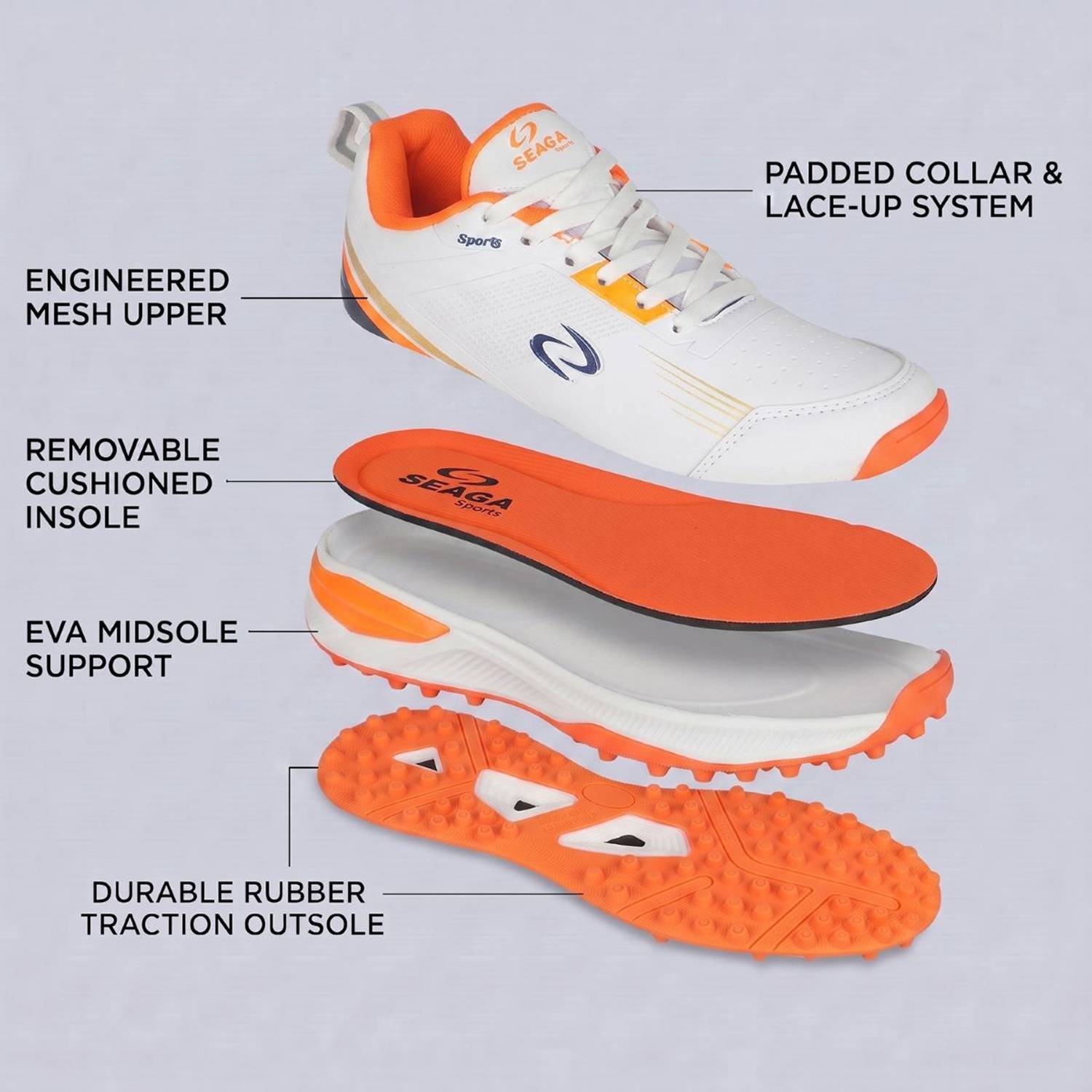 JD Boots Lightweight Cricket Shoes - Image 5