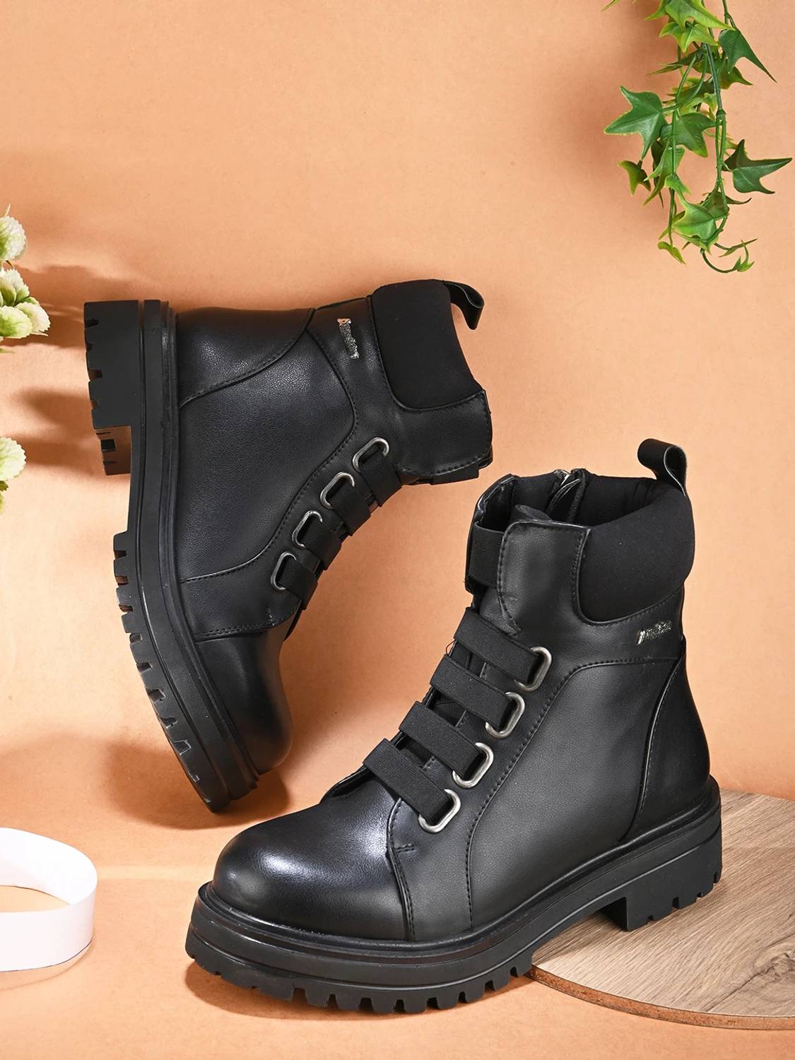 ALLEVIATER Women Brown Heeled Ankle Length Regular Boots Boots For Women
