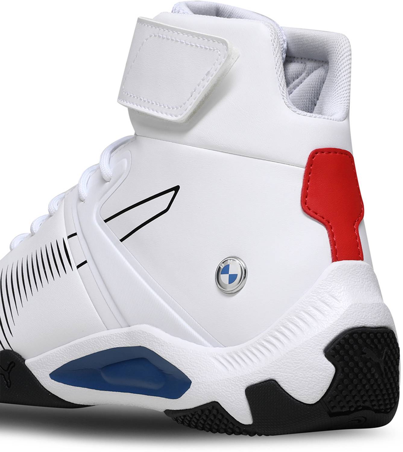 PUMA BMW M Motorsport A3rokart Mid White Sneakers - Image 4