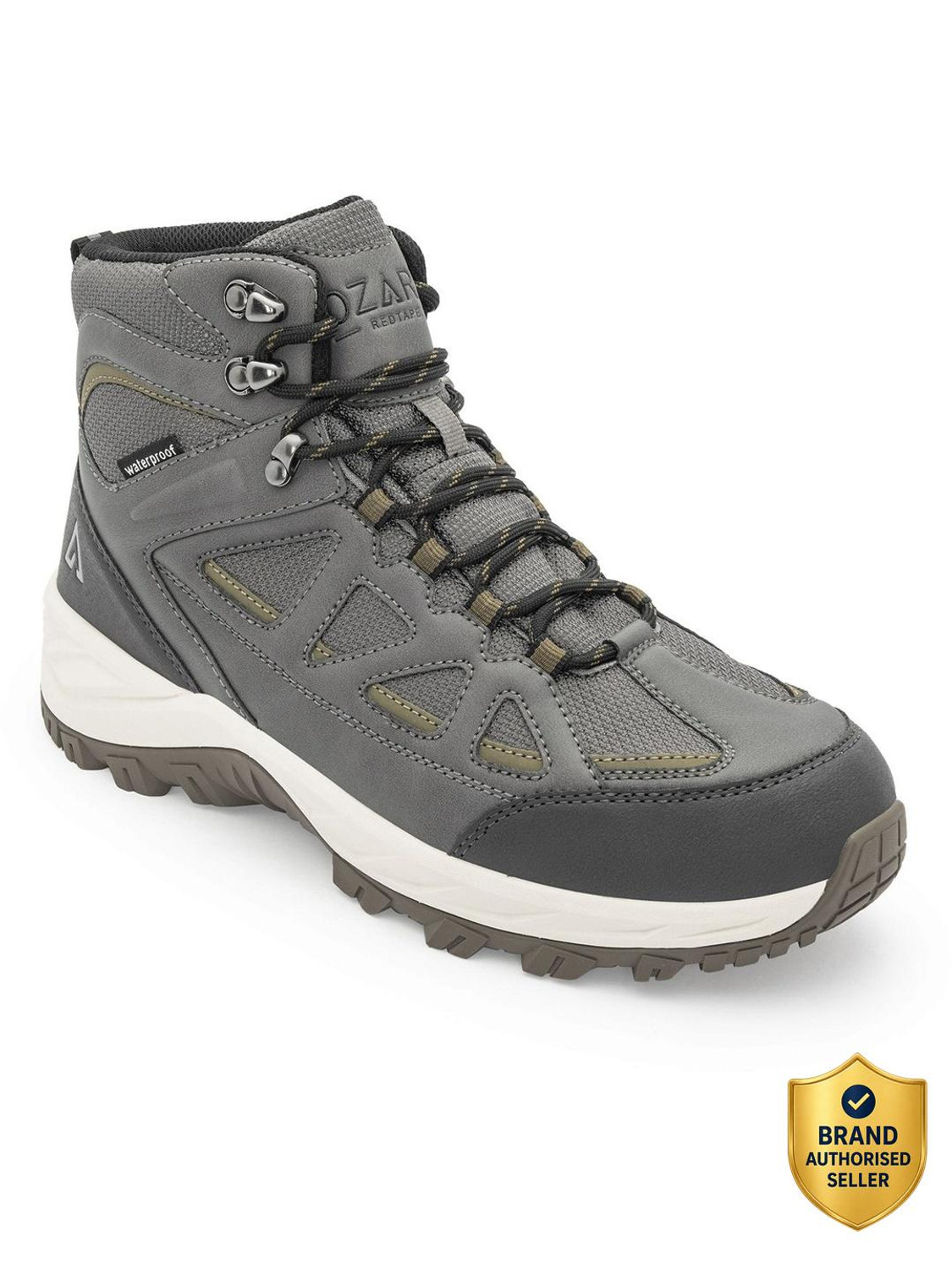 Image of RED TAPE Ozark High-Top Outdoor Hiking & Trekking Shoes For Men