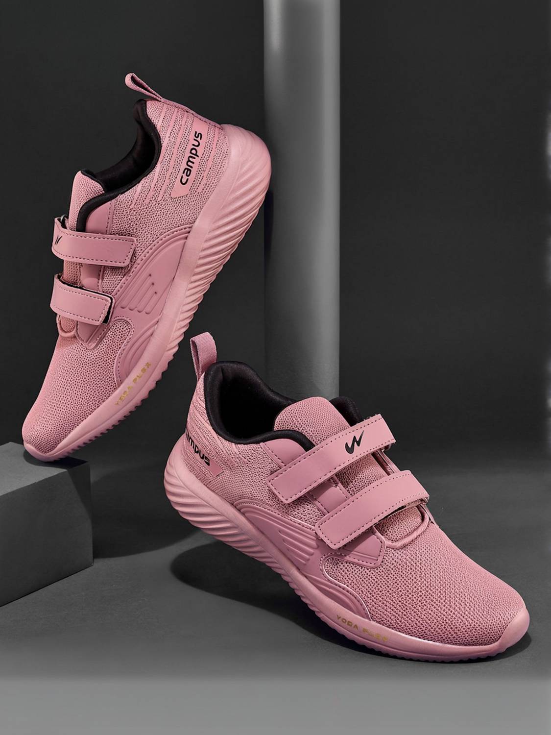 CAMPUS NOOR PLUS V Walking Shoes For Women (Pink , 4)