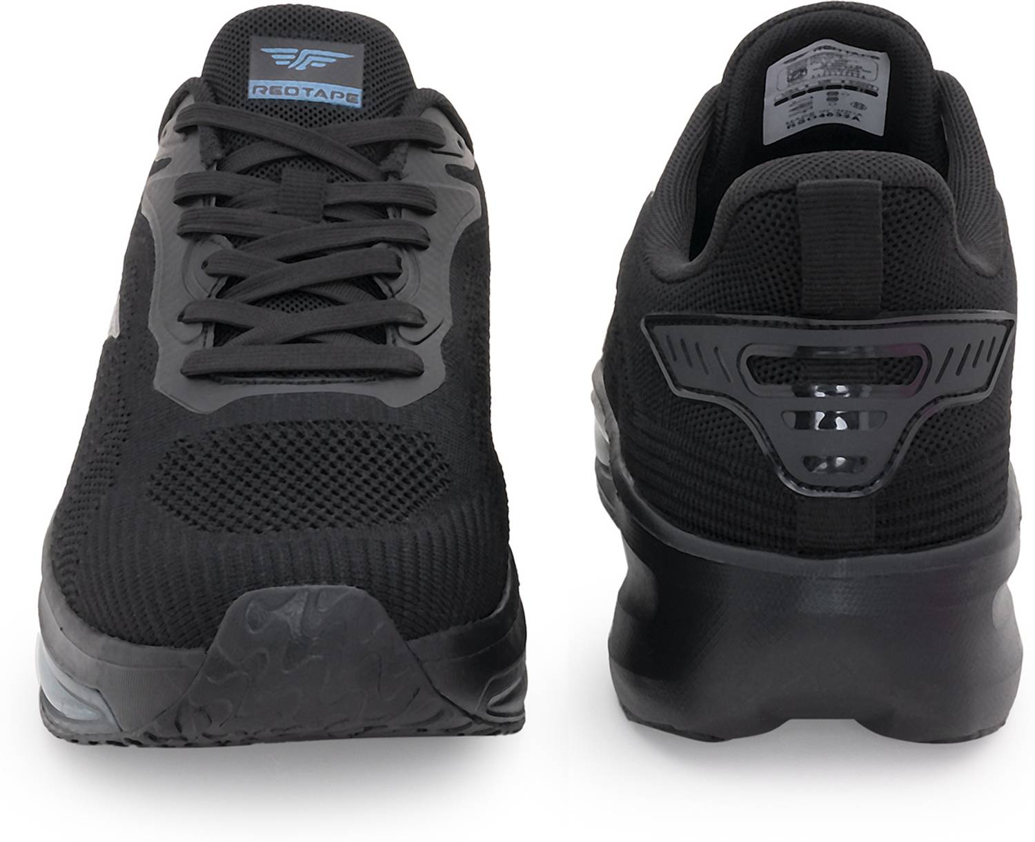 RED TAPE Black Men's Low-Cut Sports Shoes - Image 4