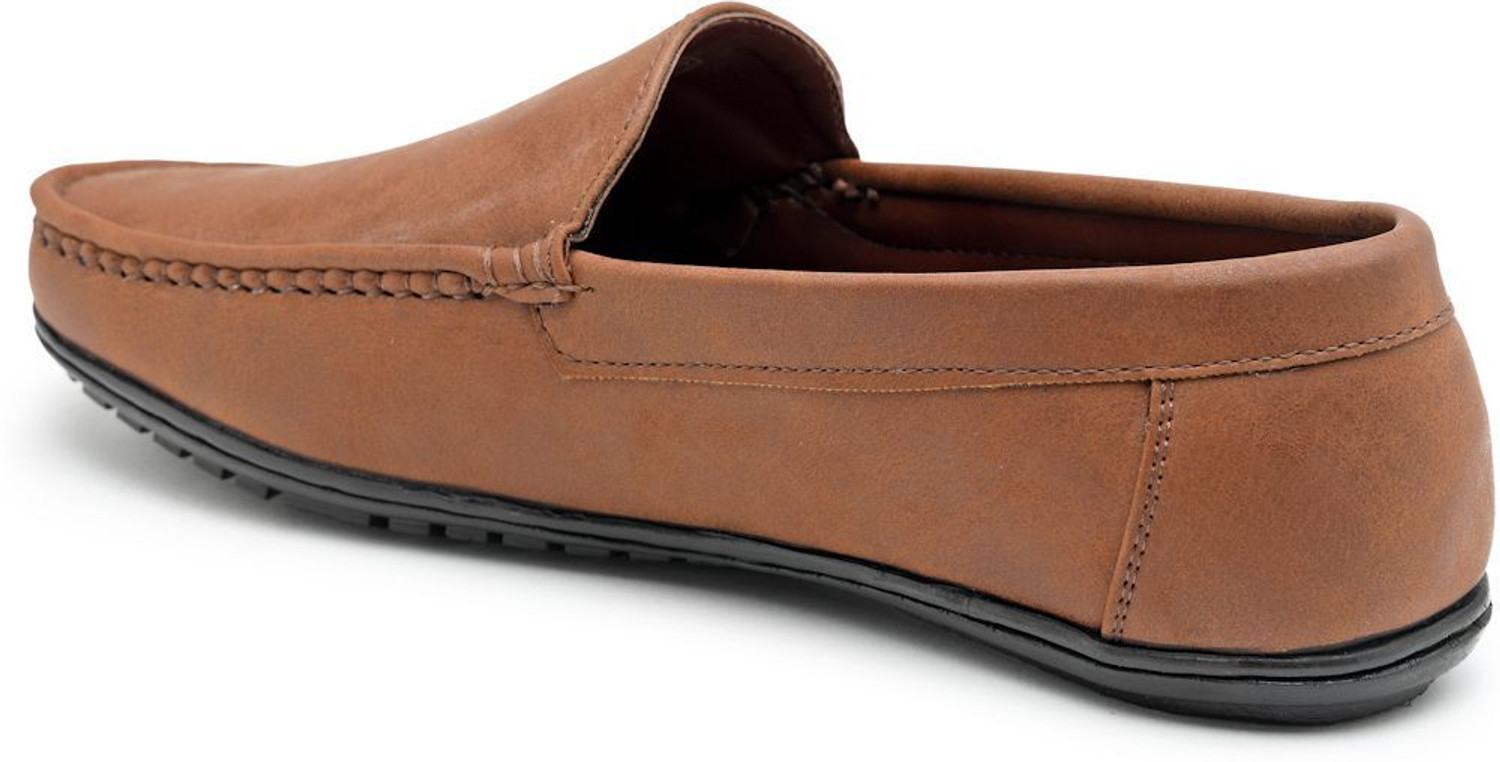 Image of action Dotcom DRIVE-41 Microfiber Classy Trendy Comfortable lightweight Formal Slip-On Loafers For Men
