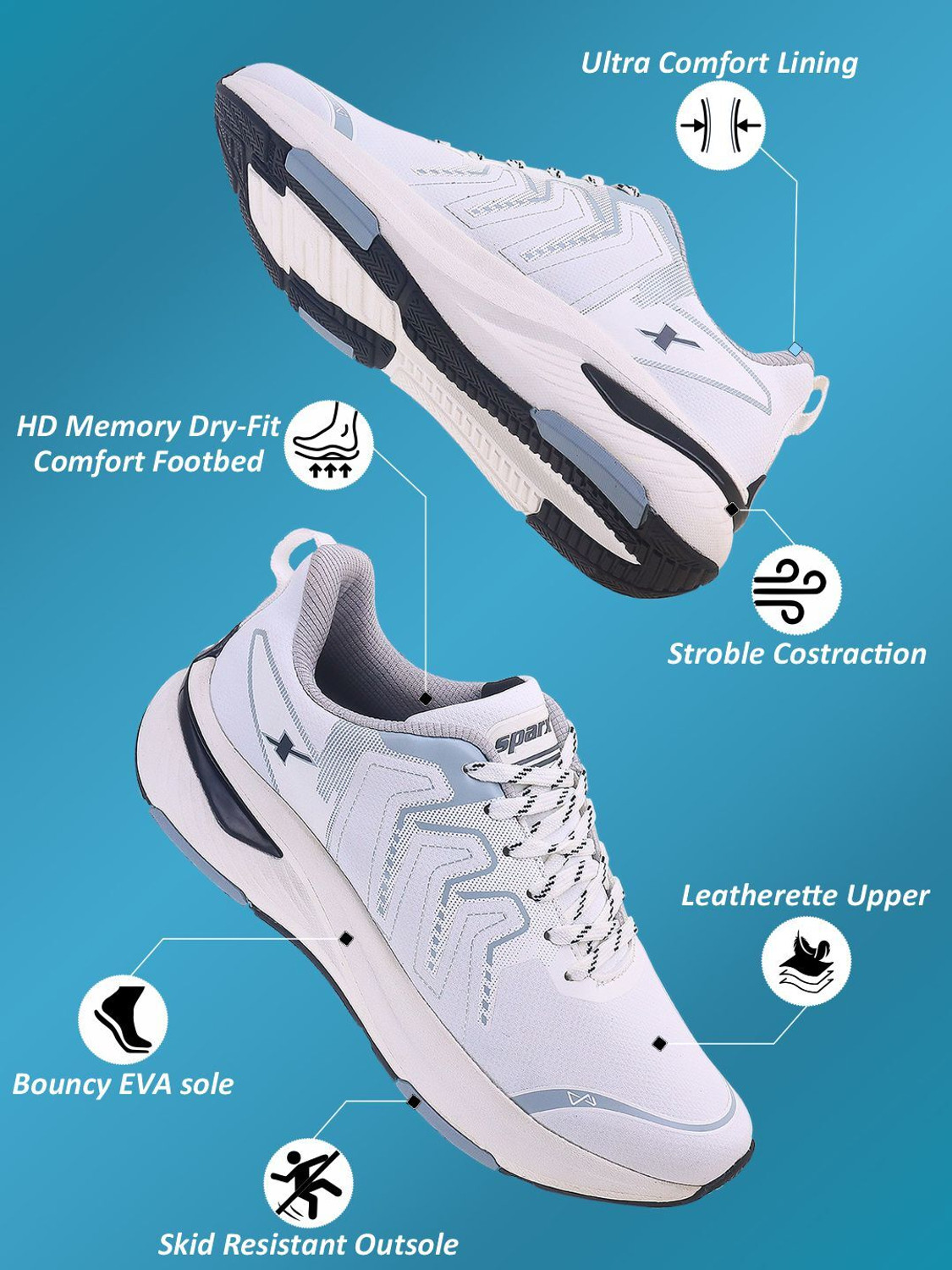 Image of Sparx SM 9085 | Stylish, Comfortable | Walking Shoes For Men