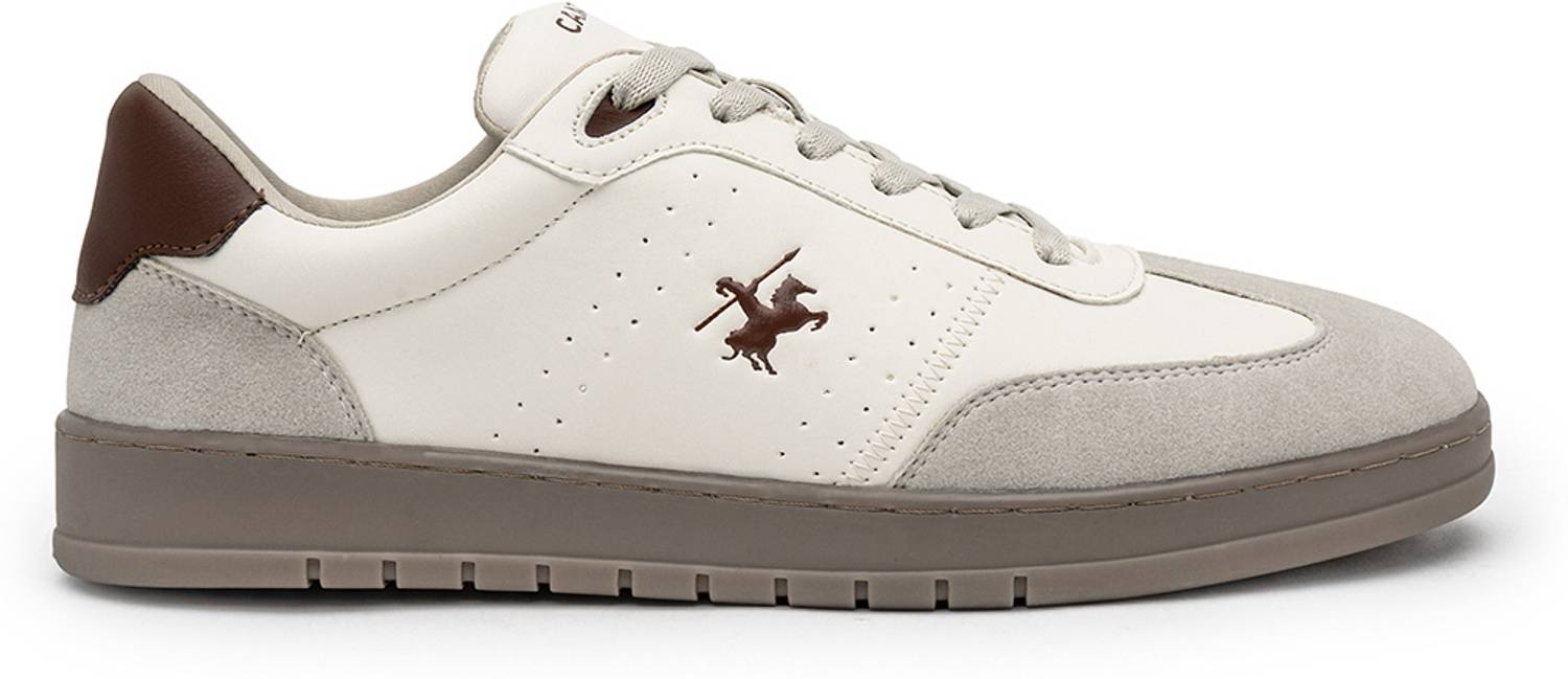 CANTABIL Men's Beige Colourblock Casual Sneakers - Image 5