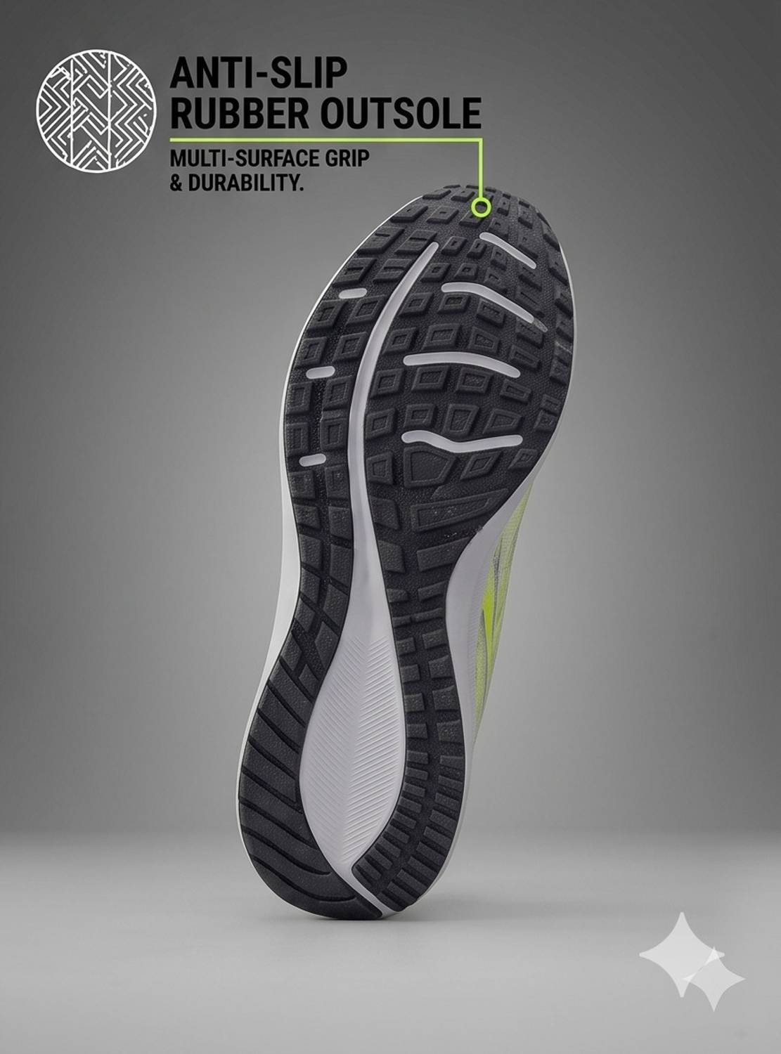 HRX by Hrithik Roshan Men's White Running Shoes - Image 4