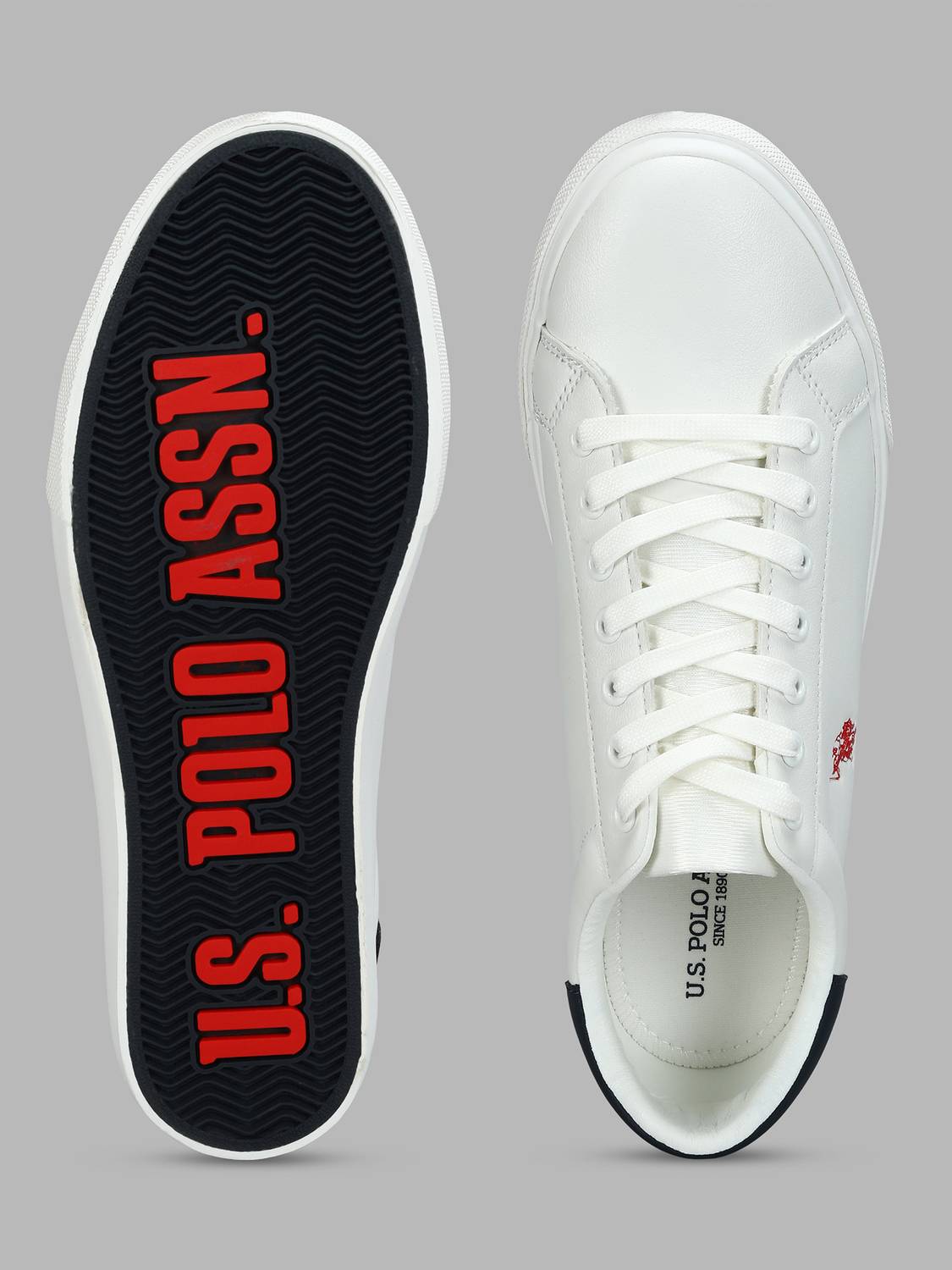 U.S. POLO ASSN. Madryn 4.0 Men's White Sneakers - Image 4