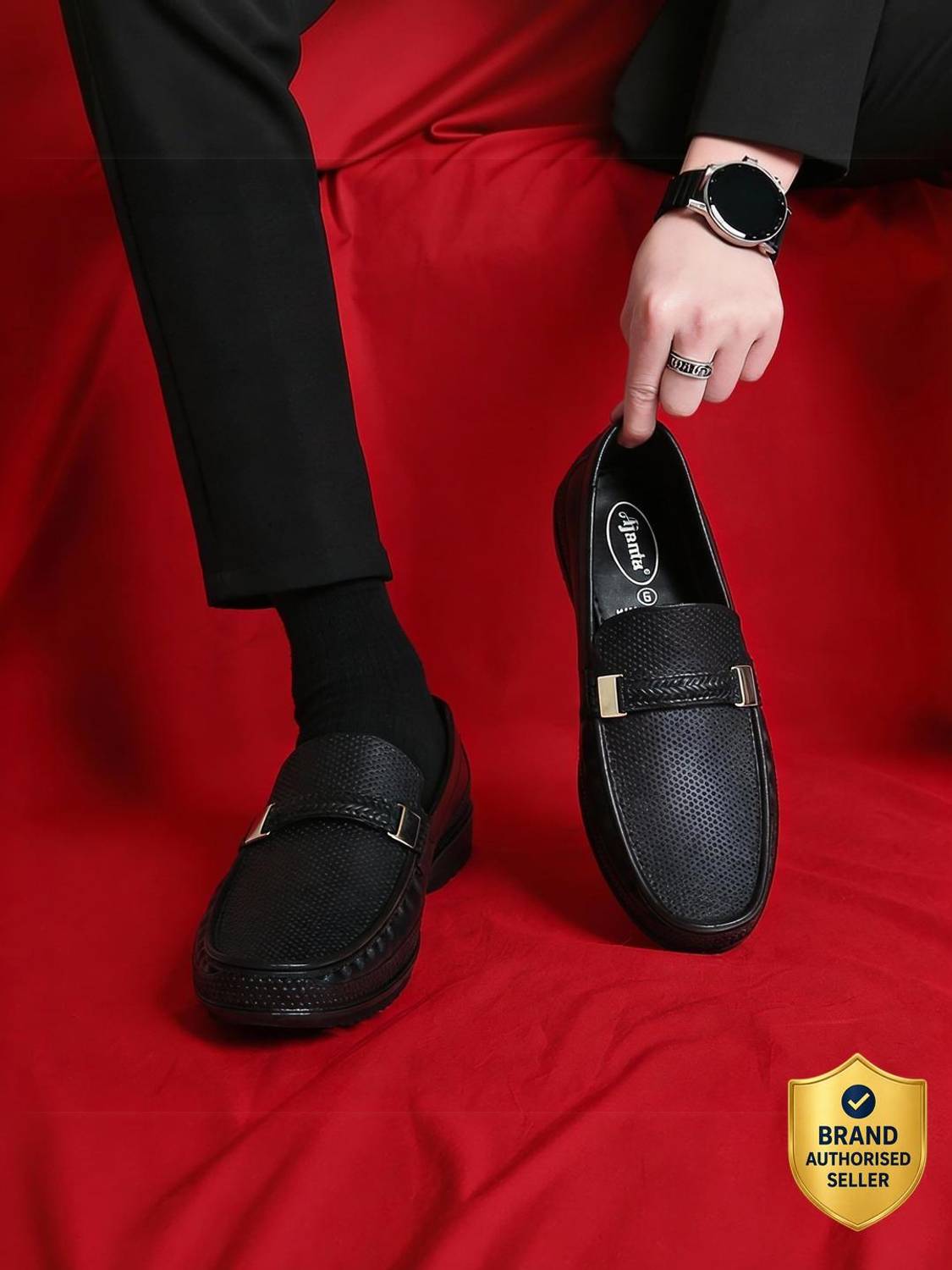 AJANTA Shoes, Lightweight Moccasin for Office & Casual, Waterproof Loafers For Men