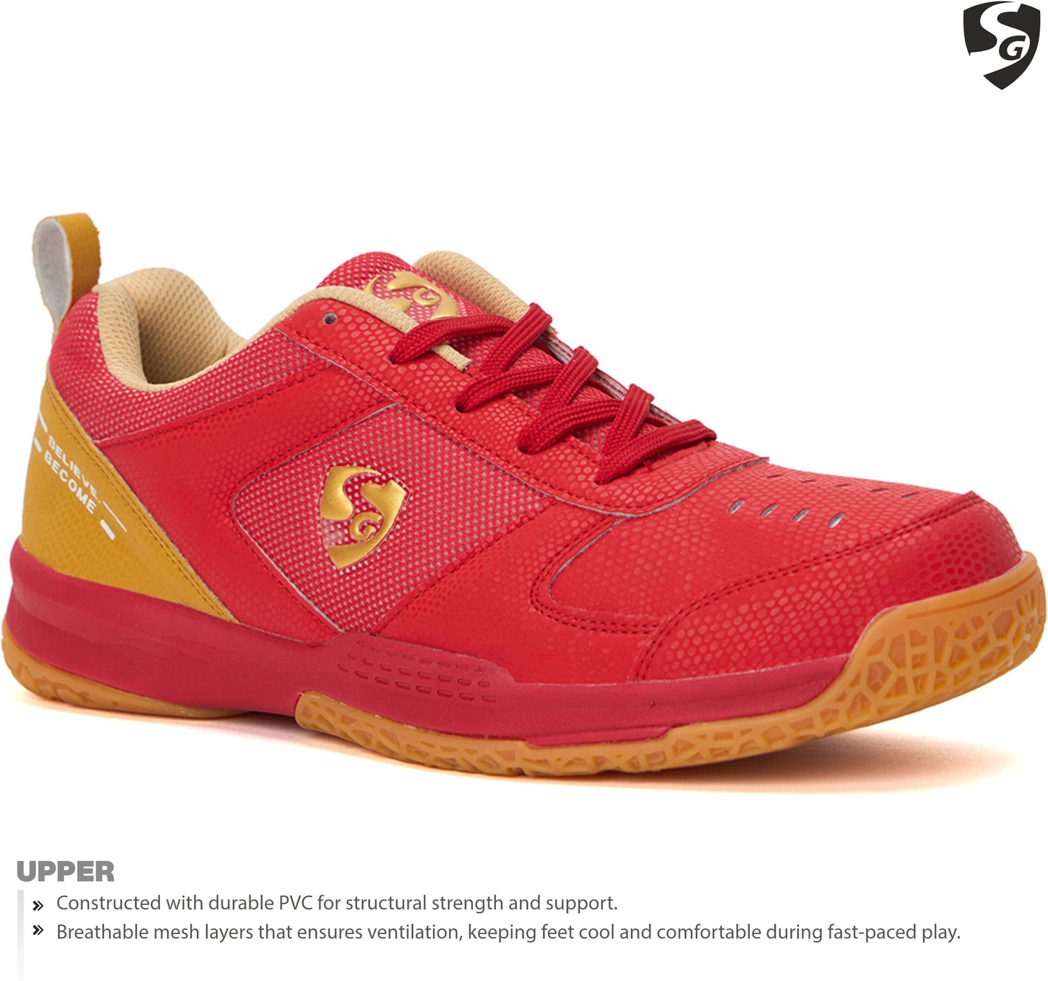 Image of SG Court Pro Non-Marking Badminton Shoes for Men, Pickleball, Squash & Badminton Shoes For Men