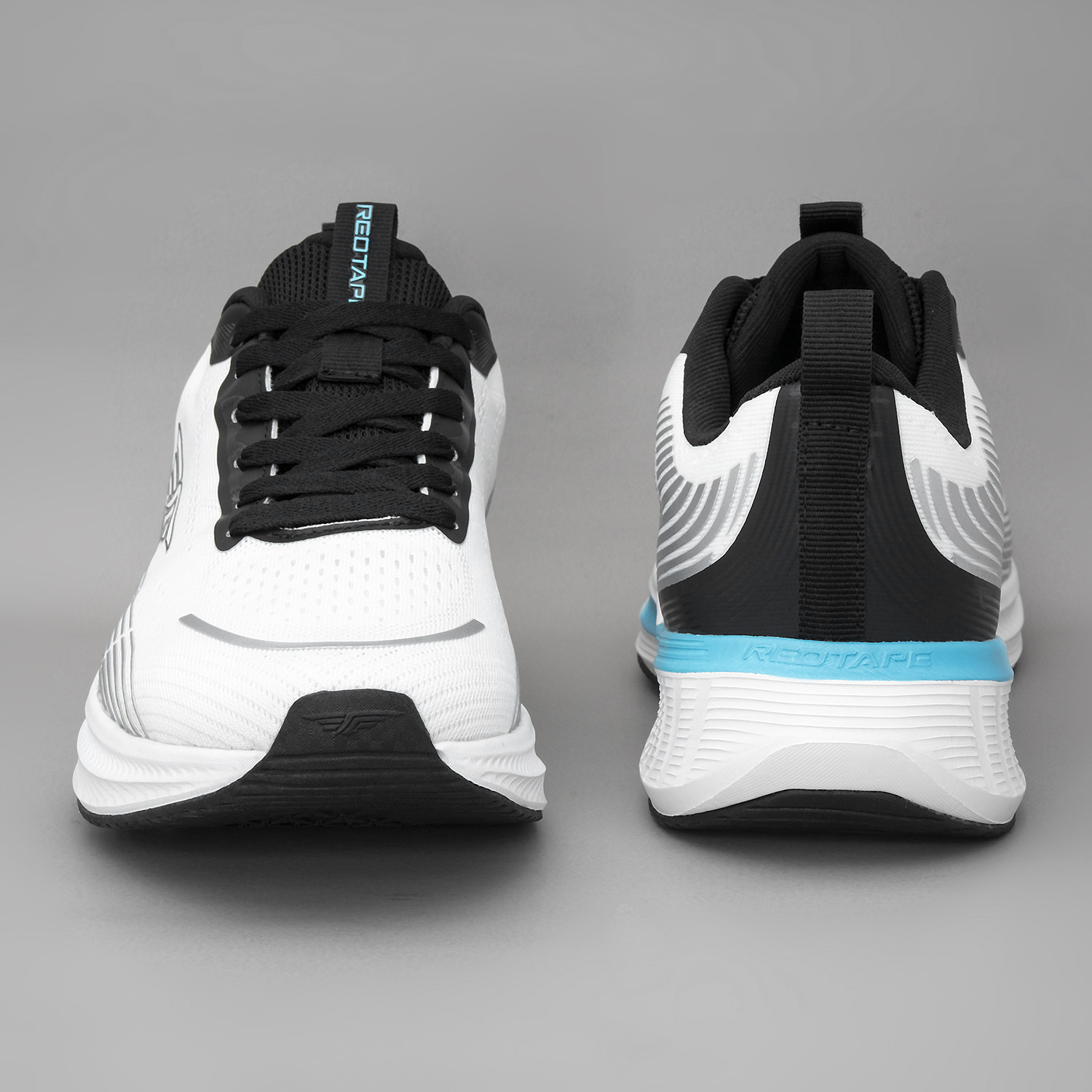 Image of RED TAPE Low Cut Sports Shoes for Men in White Blue | Sports Shoes Walking Shoes For Men