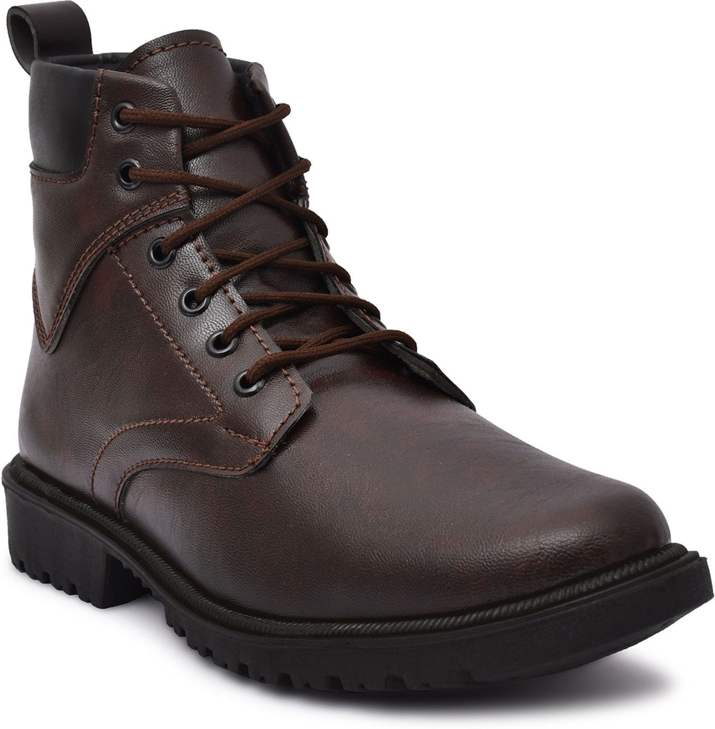 Image of PROVOGUE Brown Casual Boots For Men Boots For Men