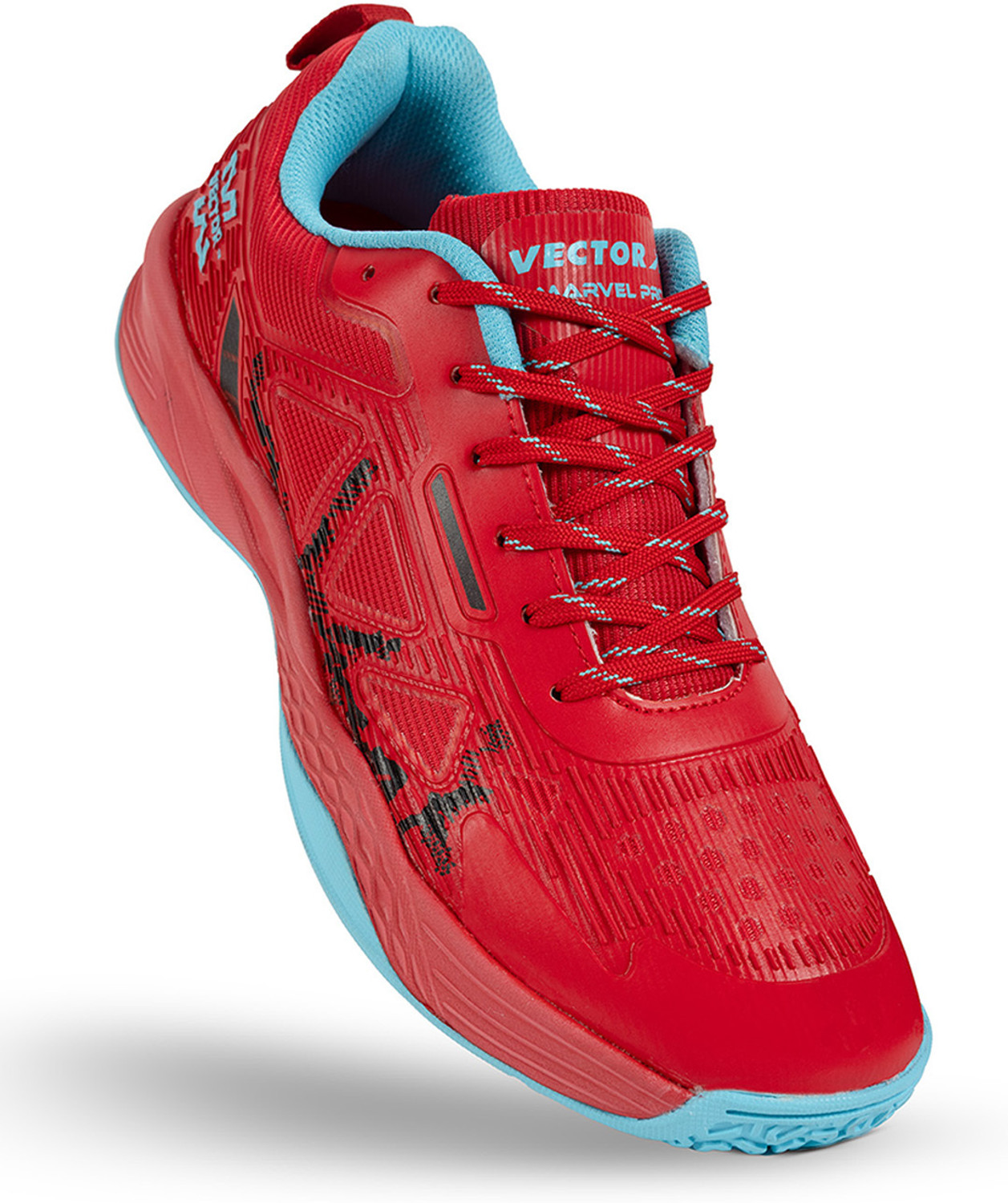 Image of VECTOR X MARVEL PRO Breathable Mesh & TPU Fusion Upper Badminton Shoes For Men