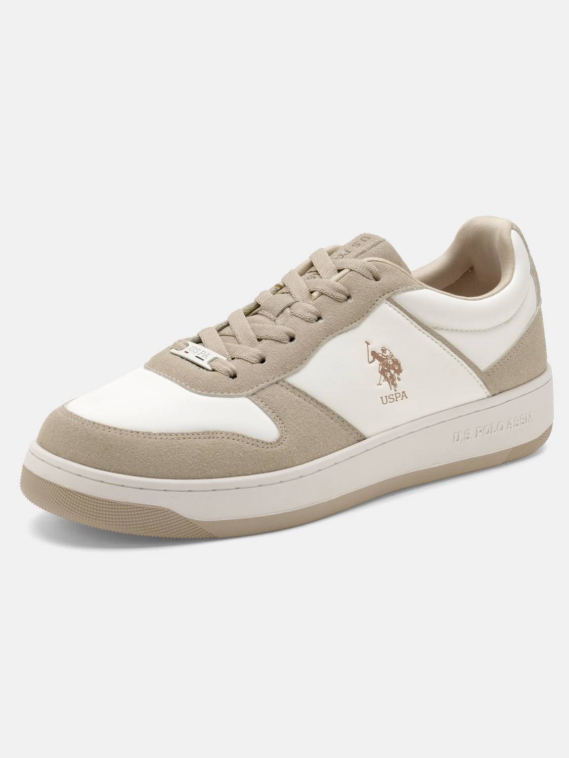 U.S. POLO ASSN. JOAN Sneakers for Men, Beige - Image 5