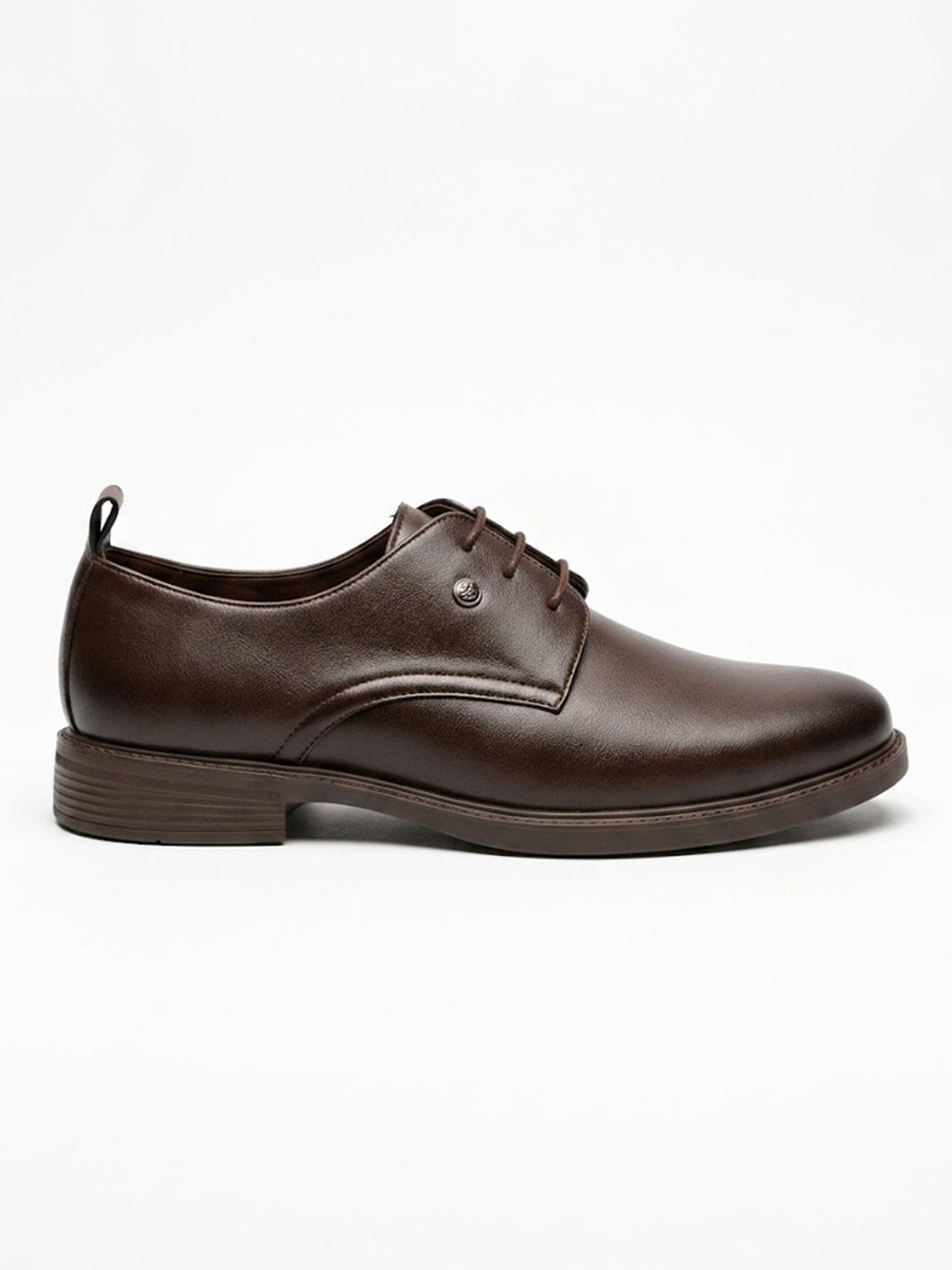 Image of House of Pataudi Men's Luxury Leather Wedding & Formal Shoes Lace Up For Men (Brown, 10)