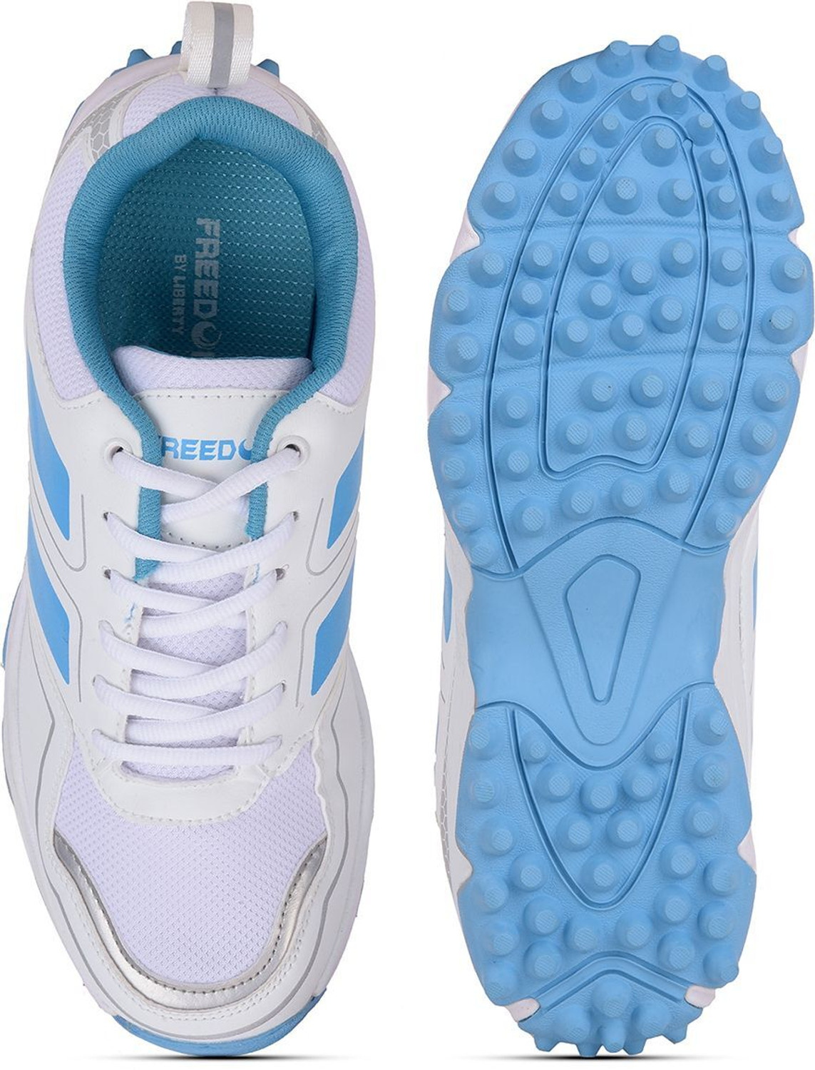 Image of LIBERTY FREEDOM POWERPLAY Lacing Sports Shoes | Comfortable and Breathable Lace-Up Gym, Cricket Shoes For Men