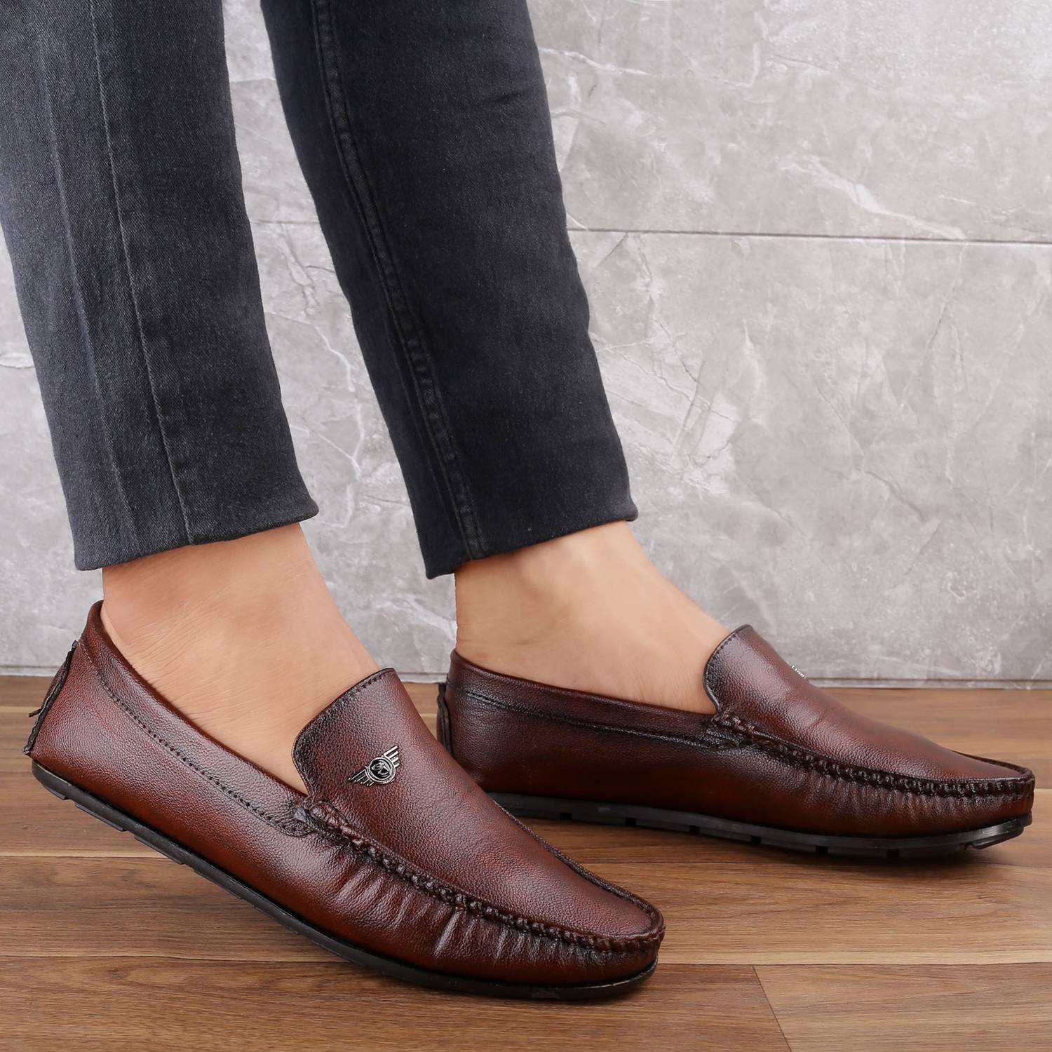 Blackyard Synthetic Leather |Lightweight|Comfort | Driving Driving Shoes For Men