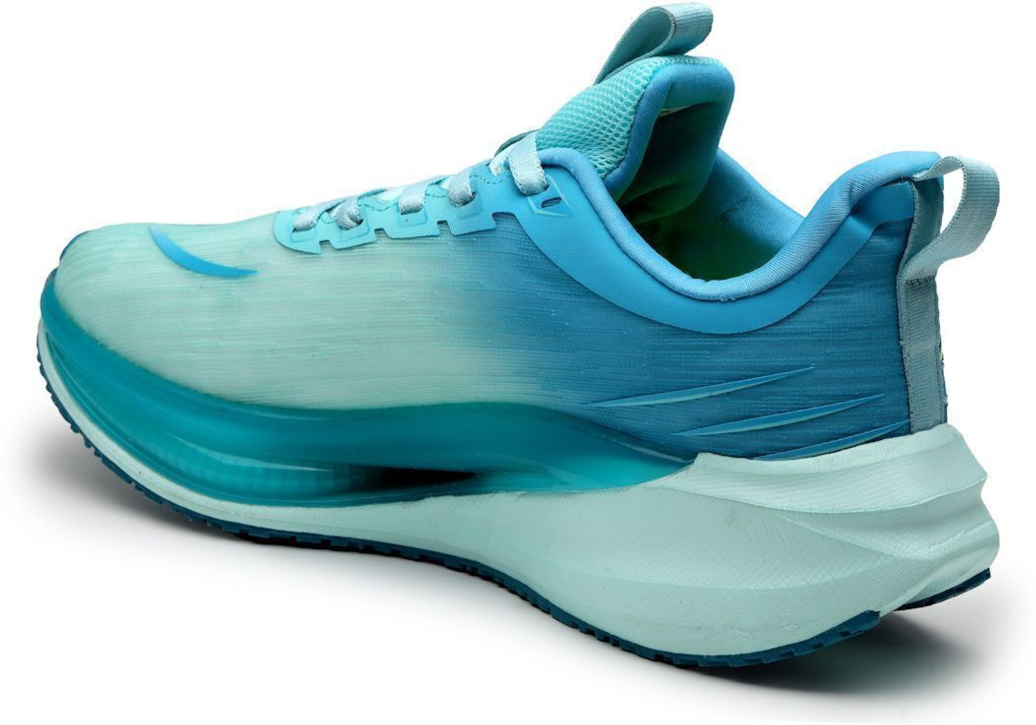 Image of action Athleo TURBO-2411 Lightweight Breathable Comfortable Sports Lace-Ups Running Shoes For Men