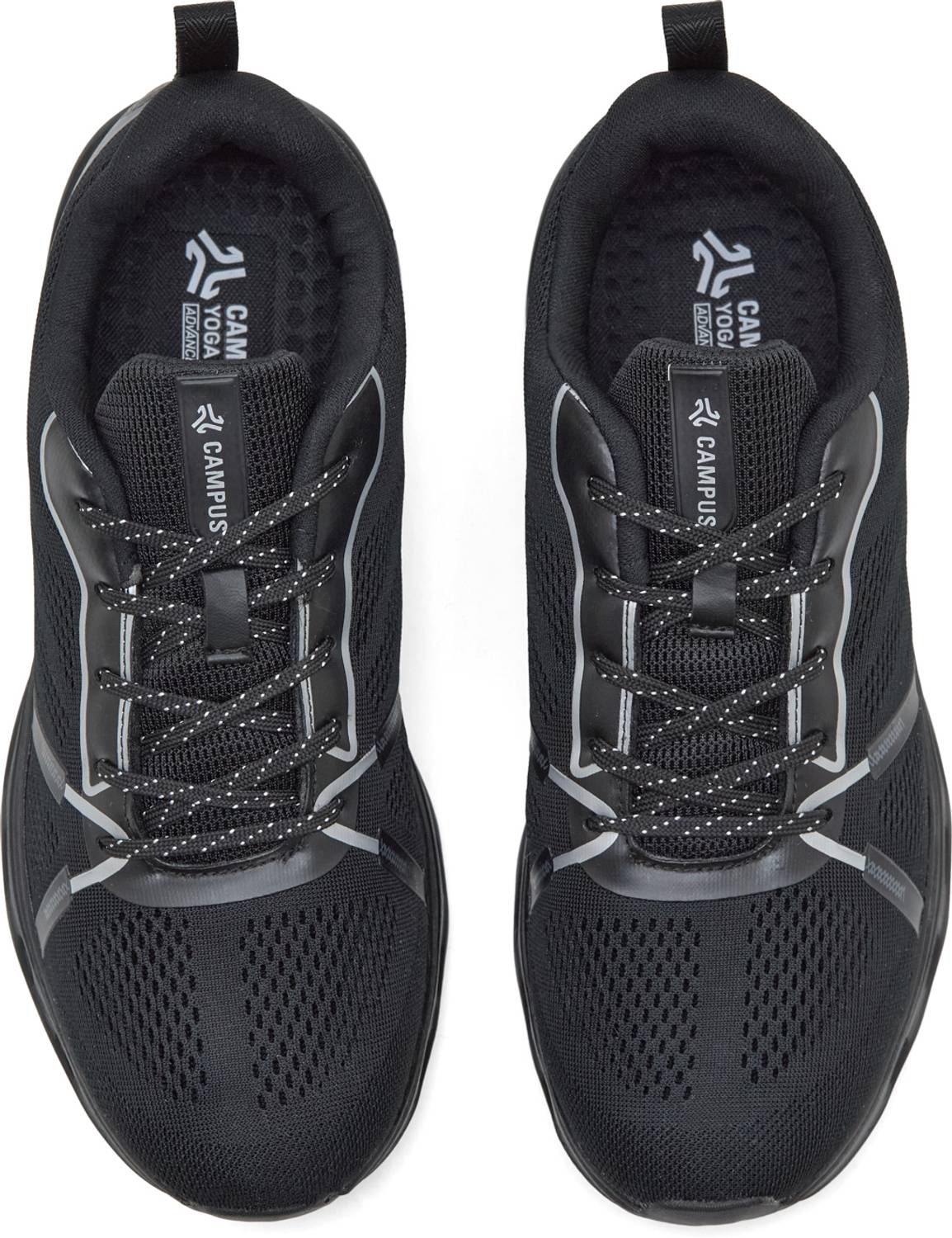 CAMPUS ELVRO Black Running Shoes For Men - Image 4