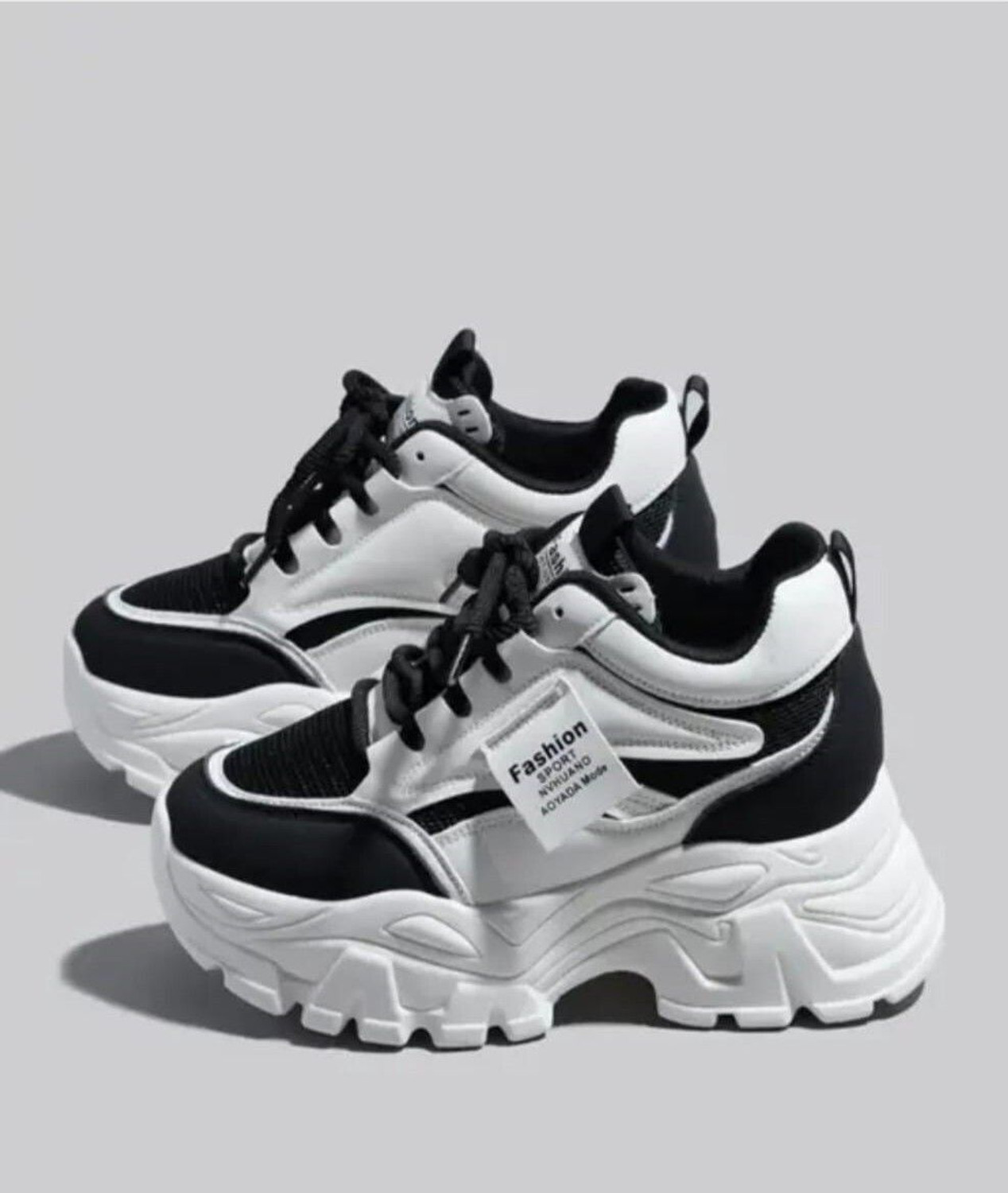 Image of HELTRIX Black Stylish Casual Sneakers For Women