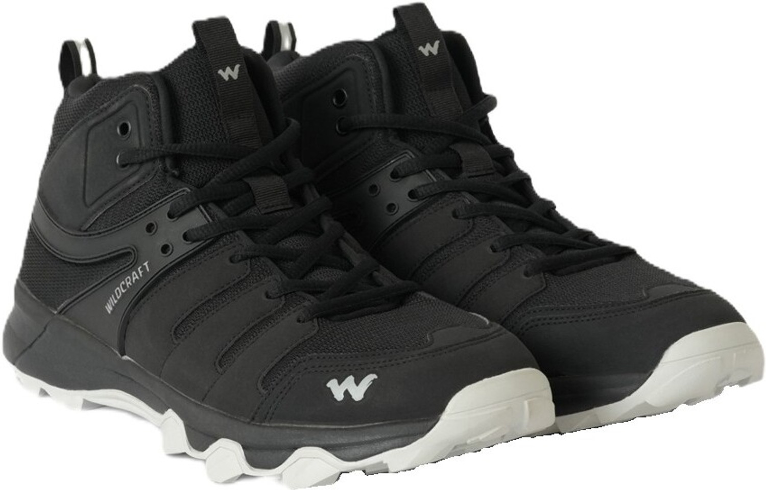 Image of Wildcraft Men Outdoor Casual Shoes, Black Grey, 7 Outdoors For Men
