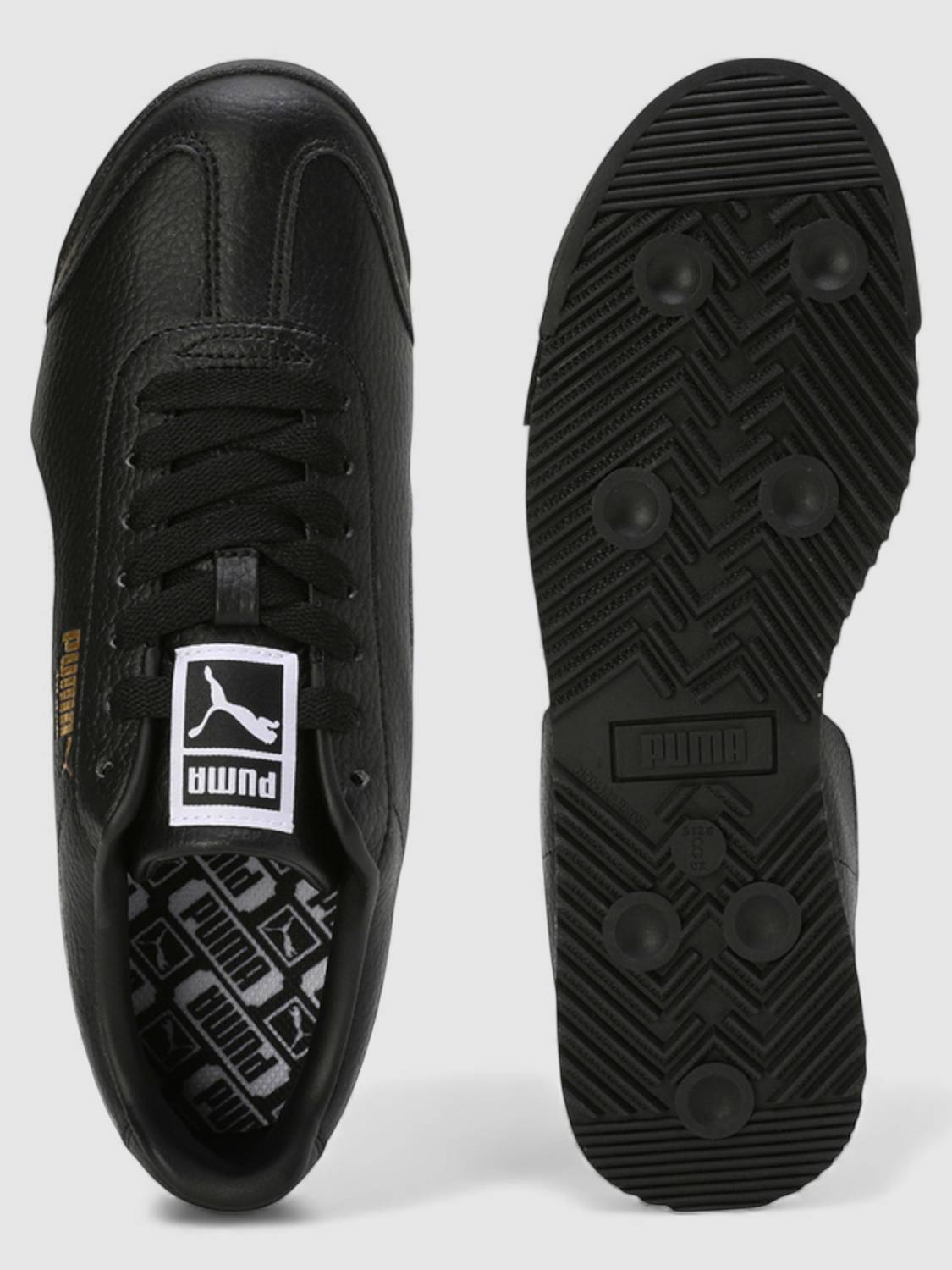 PUMA Roma 24 Standard Black Sneakers For Men - Image 5