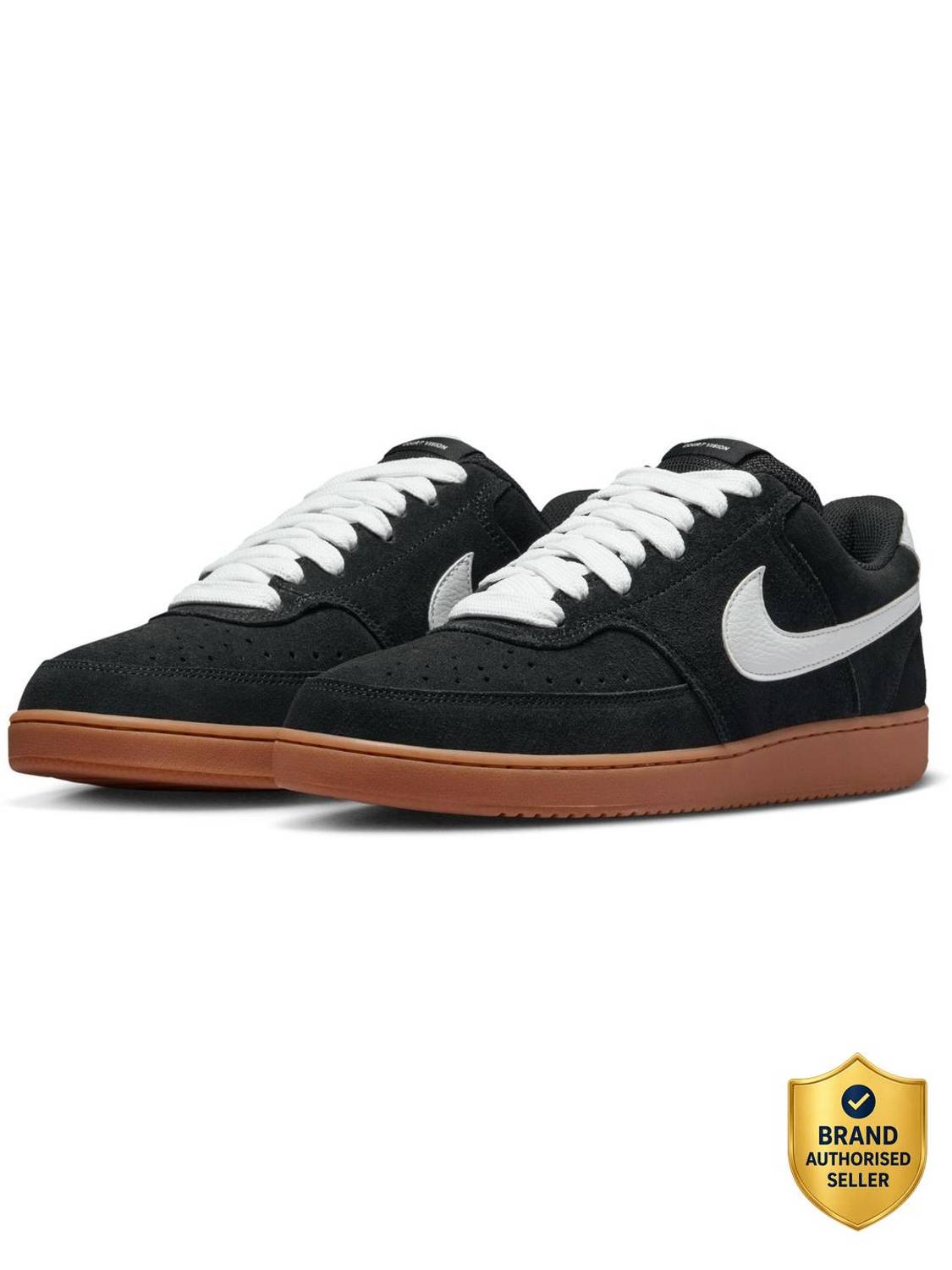 NIKE COURT VISION LO FL Basketball Shoes Men Black - Image 1