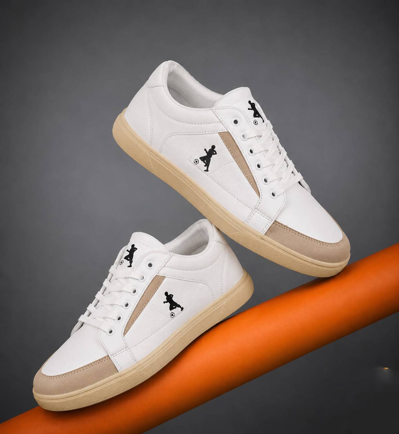 blueblaster Men's White Casual Sneaker - Image 1