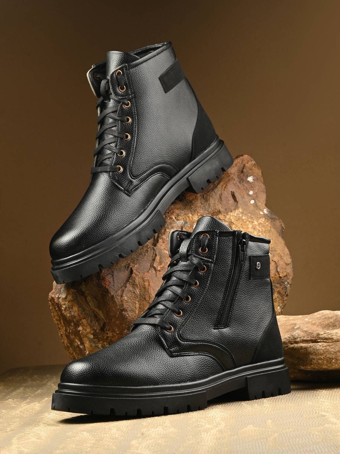 Afrojack Boots For Men Black - Image 1