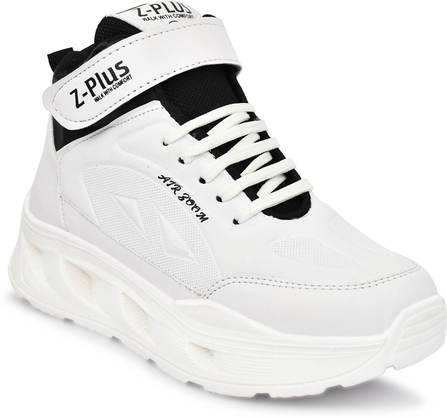 Zpluse Men's High Top Sneaker Lace Up Boot Shoes - Image 4