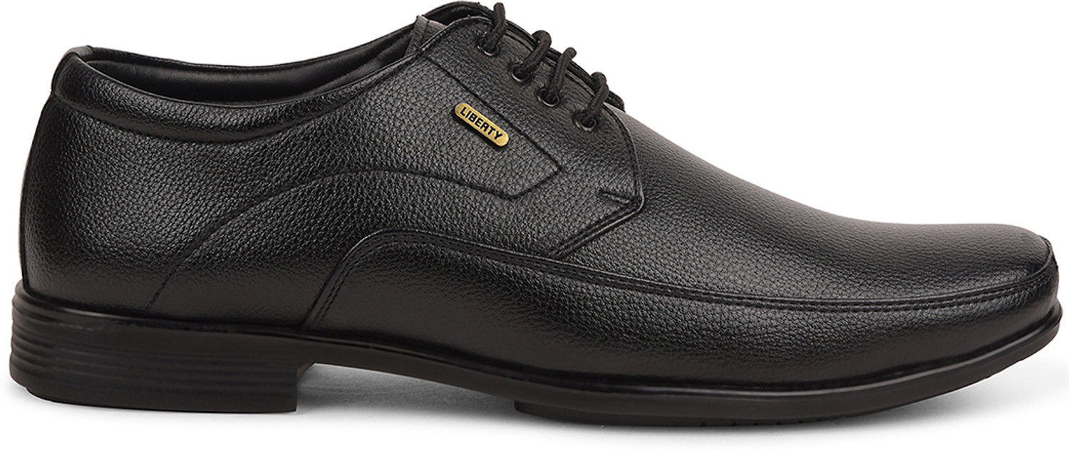 Image of LIBERTY Fortune UVL-134 Formal Lacing Shoes With PU Sole | Suitable For Office Wear Derby For Men
