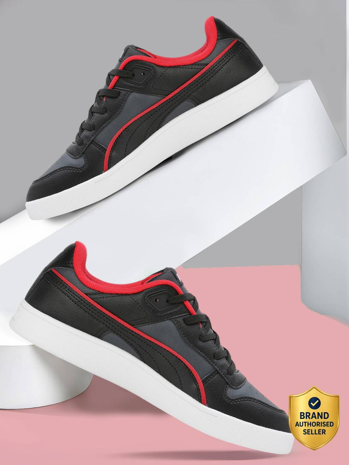 PUMA Court Gamer Sneakers For Men Gray
