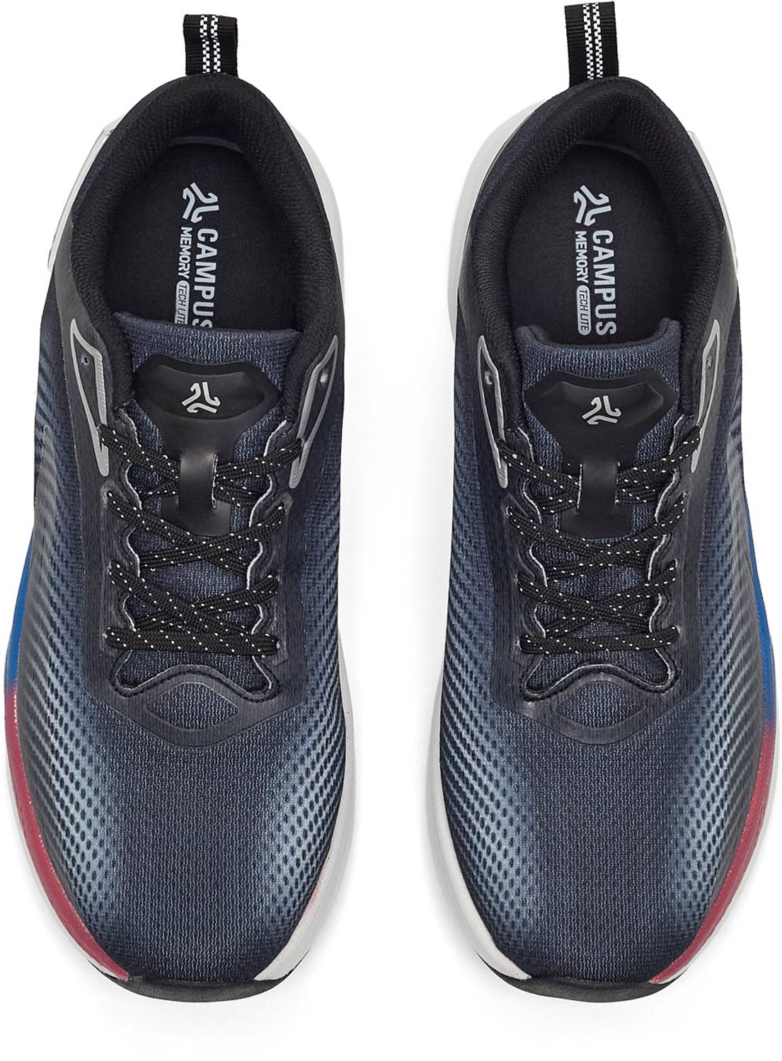 CAMPUS Men's Black Running Shoes - Image 4