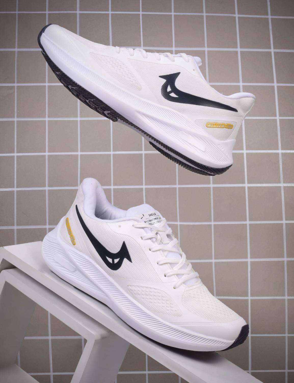 CLD Running Shoes For Men White - Image 1