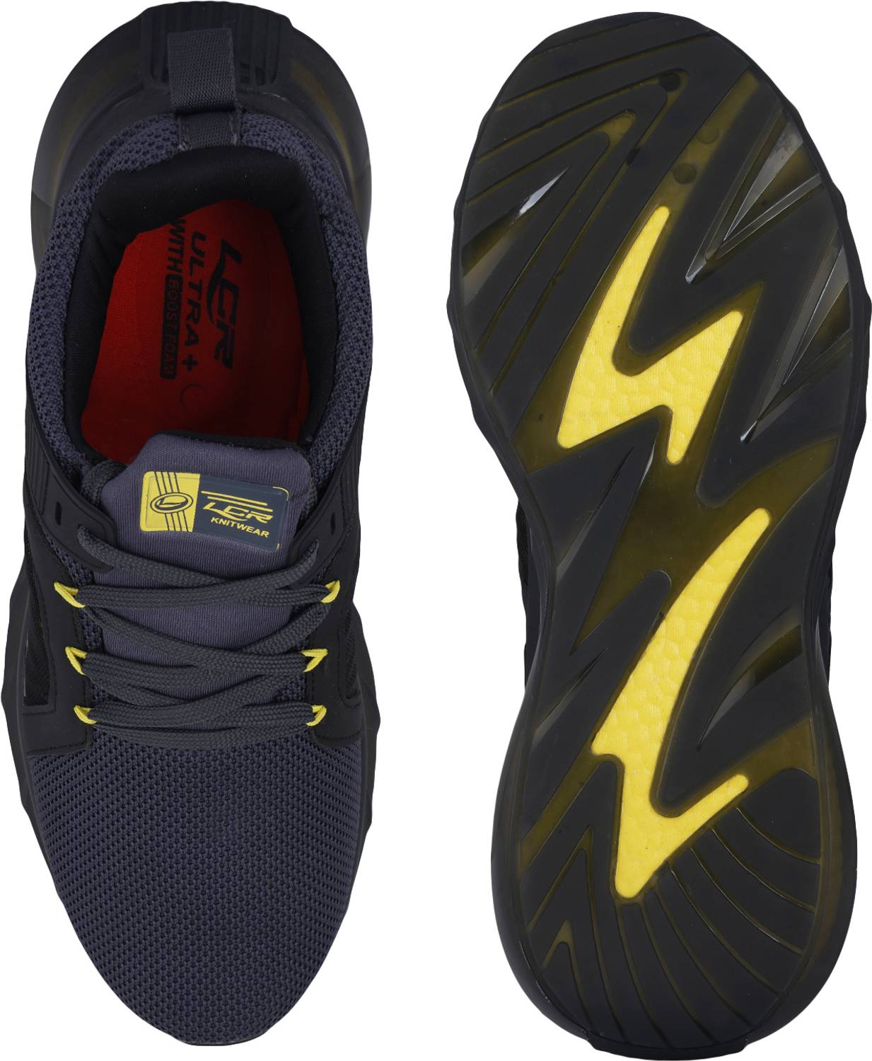 LANCER RAMBO-195 Running Shoes for Men, Gray - Image 5
