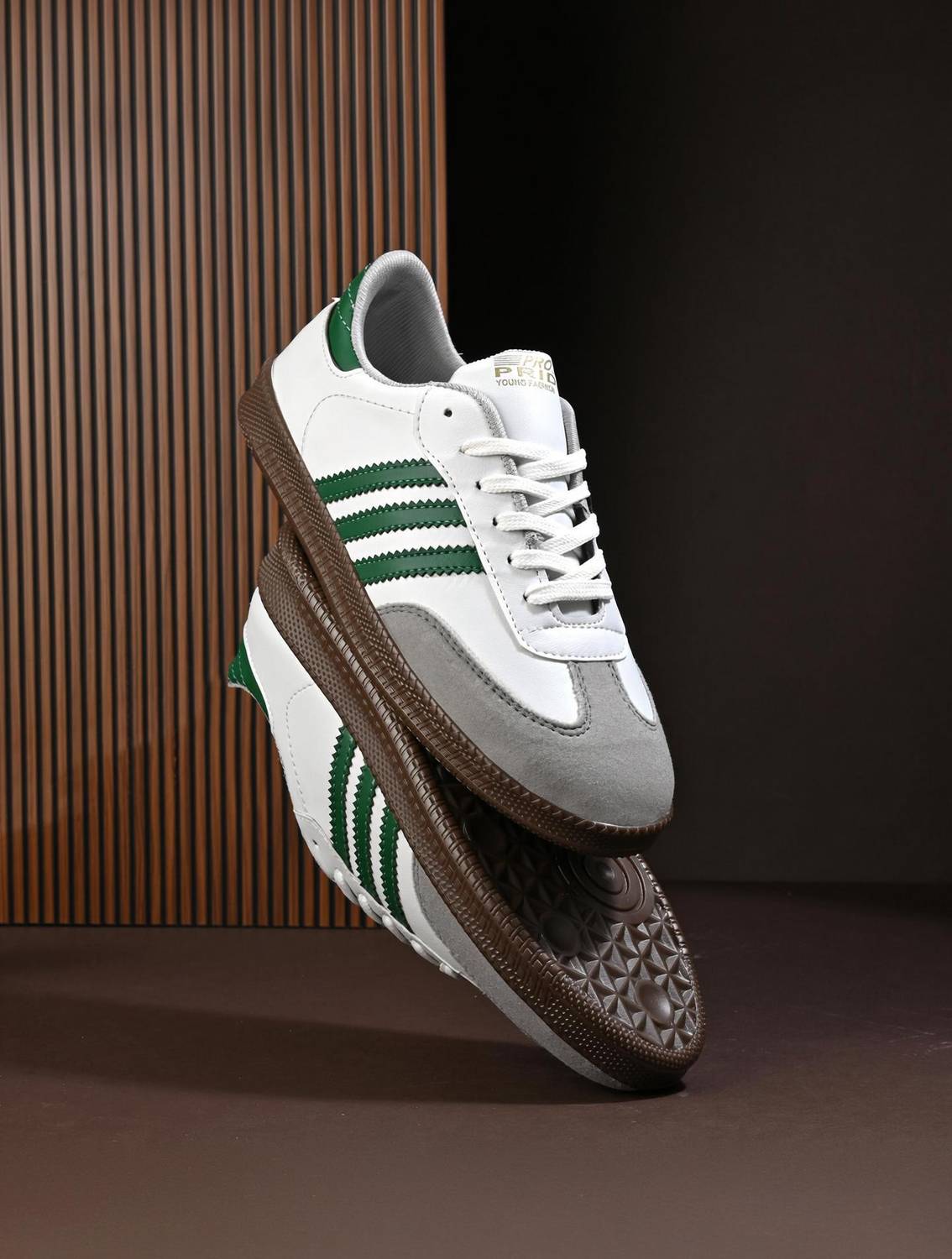 PROPRIDE Young Fashion Green Sneakers for Men