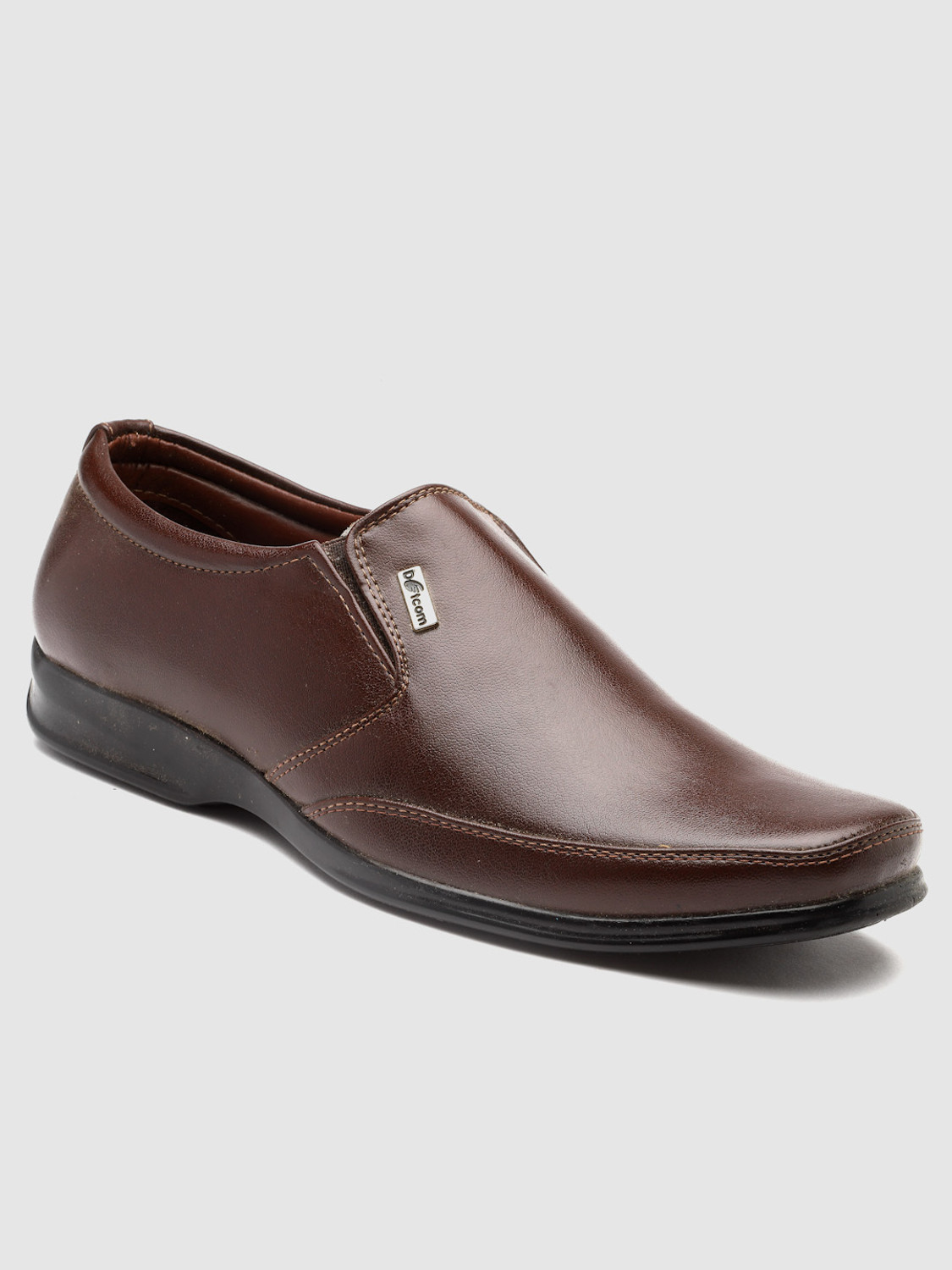 Image of action DOTCOM D-34 Microfiber Classic Comfortable Retro Durable Casual Slip-On Monk Strap For Men