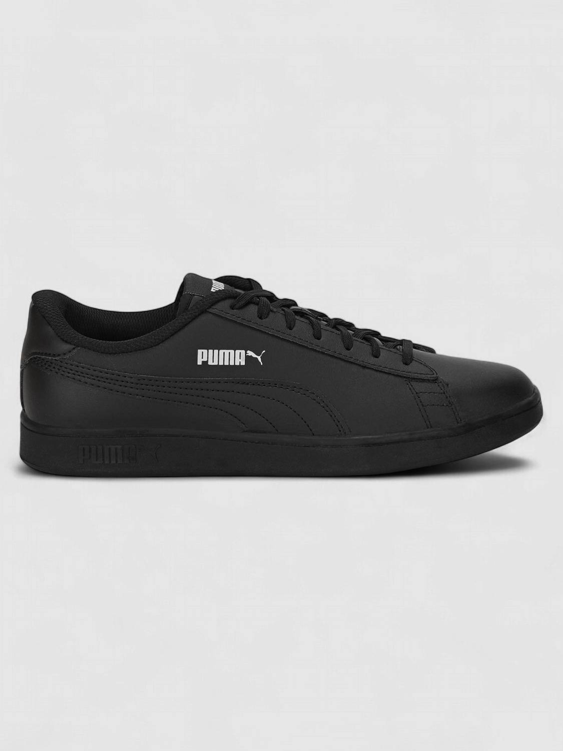 PUMA Smash v2 L Black Men's Sneakers - Image 2