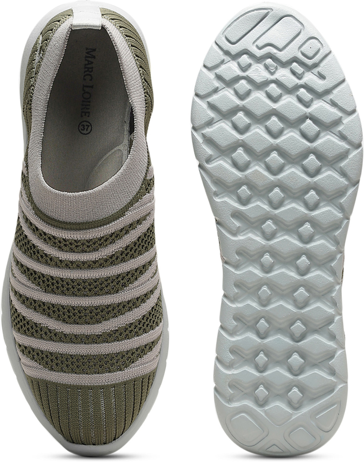 Image of Marc Loire Casual Athleisure Sports Shoes Slip On Sneakers For Women