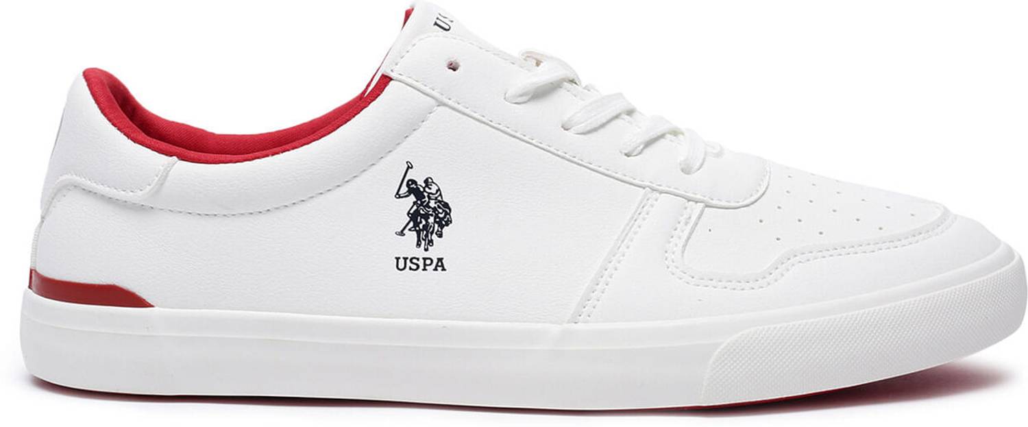 U.S. POLO ASSN. BRITT 3.0 Men's White Sneakers - Image 4