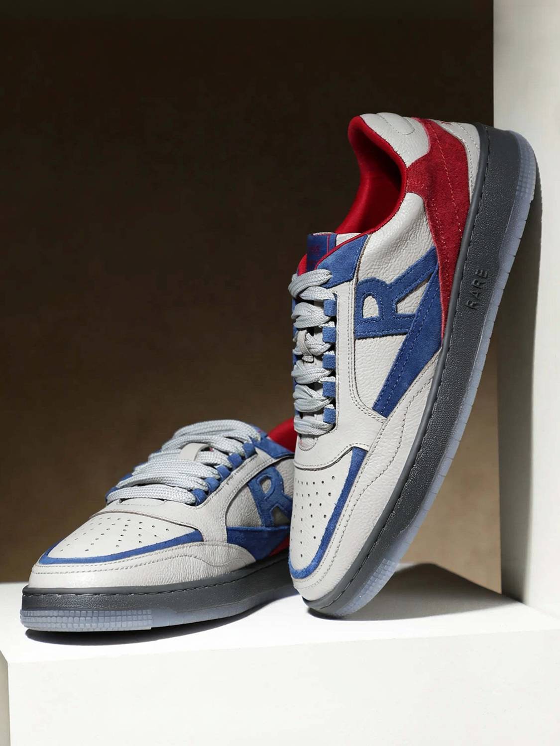 RARE RABBIT AMUR Grey Sneakers for Men