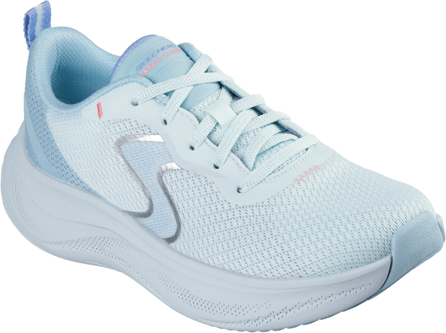 Image of Skechers SKECH CLOUD-SMOOTH WAVE Outdoors For Women (Blue, 5)
