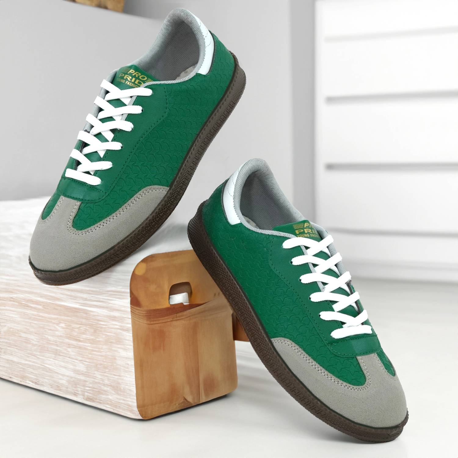 PROSMARTY Men's Green Party Wear - Image 2