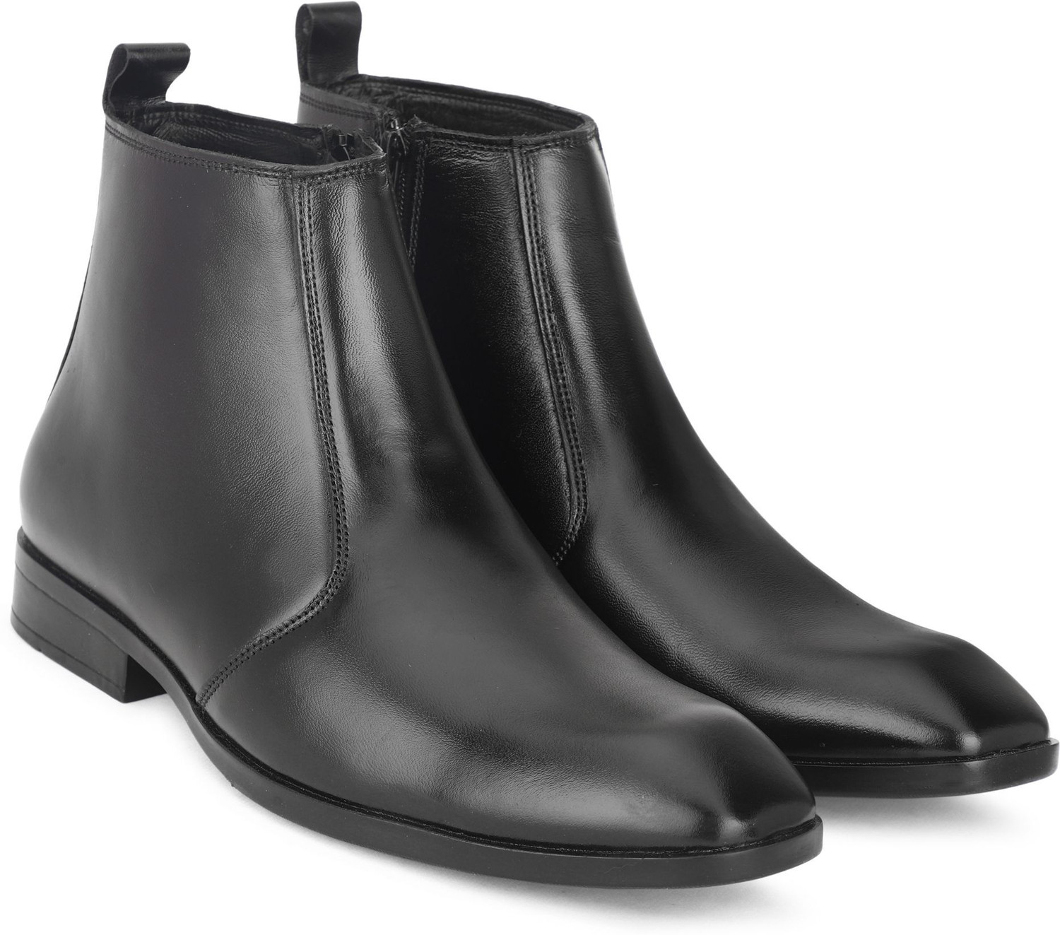 Image of Lohar Pure Genuine Leather Boots for Men | Classic Slip-On Ankle Boots Boots For Men